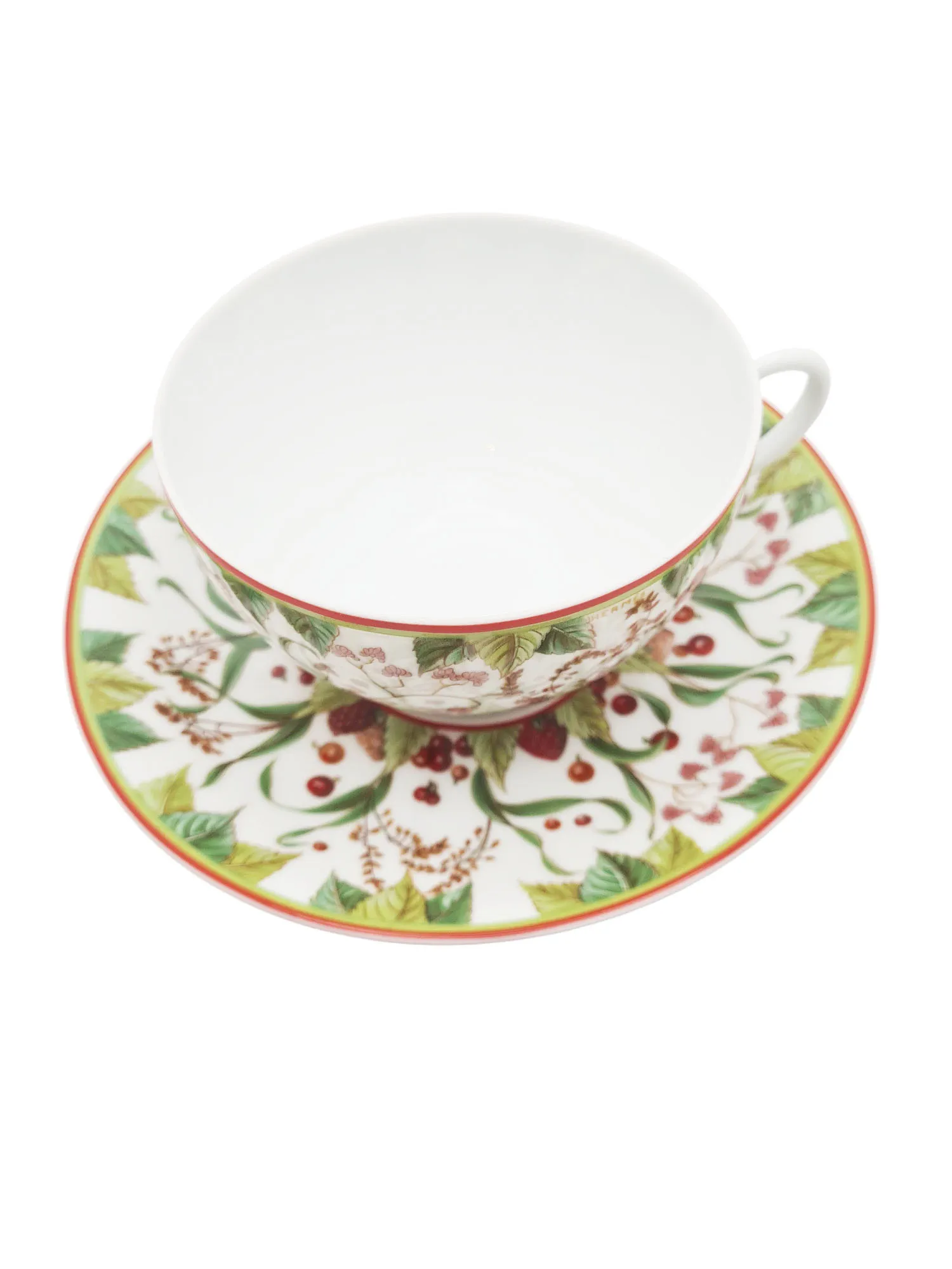 Superbe déjeuner en porcelaine maison Hermès, modèle Jardin de Pythagore – Image 3