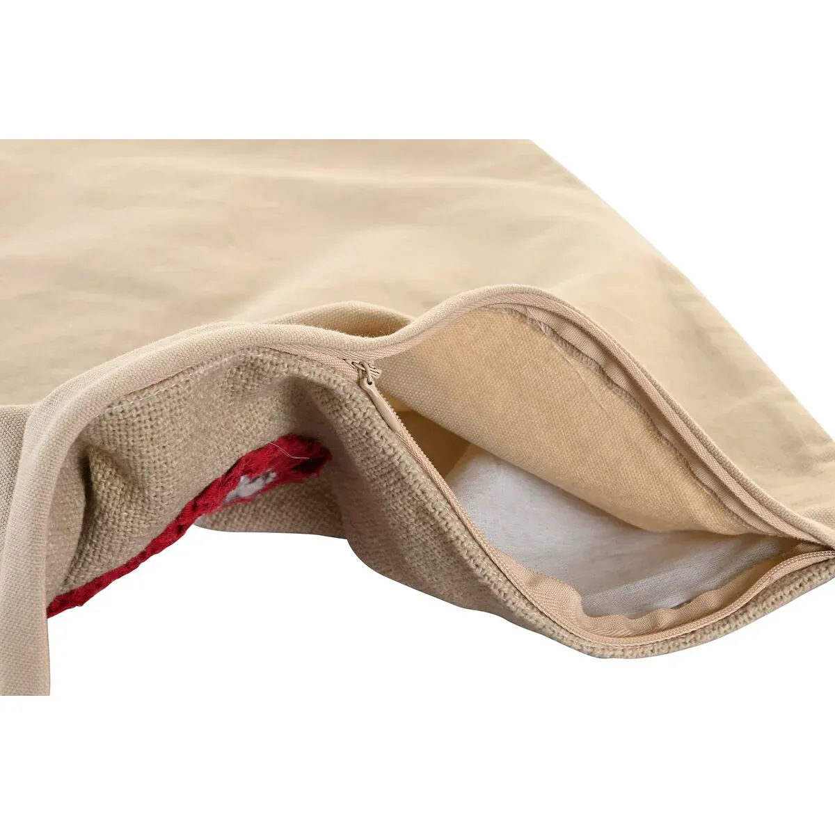 Housse de coussin DKD Home Decor Multicouleur Frange 50 x 1 x 50 cm – Image 2