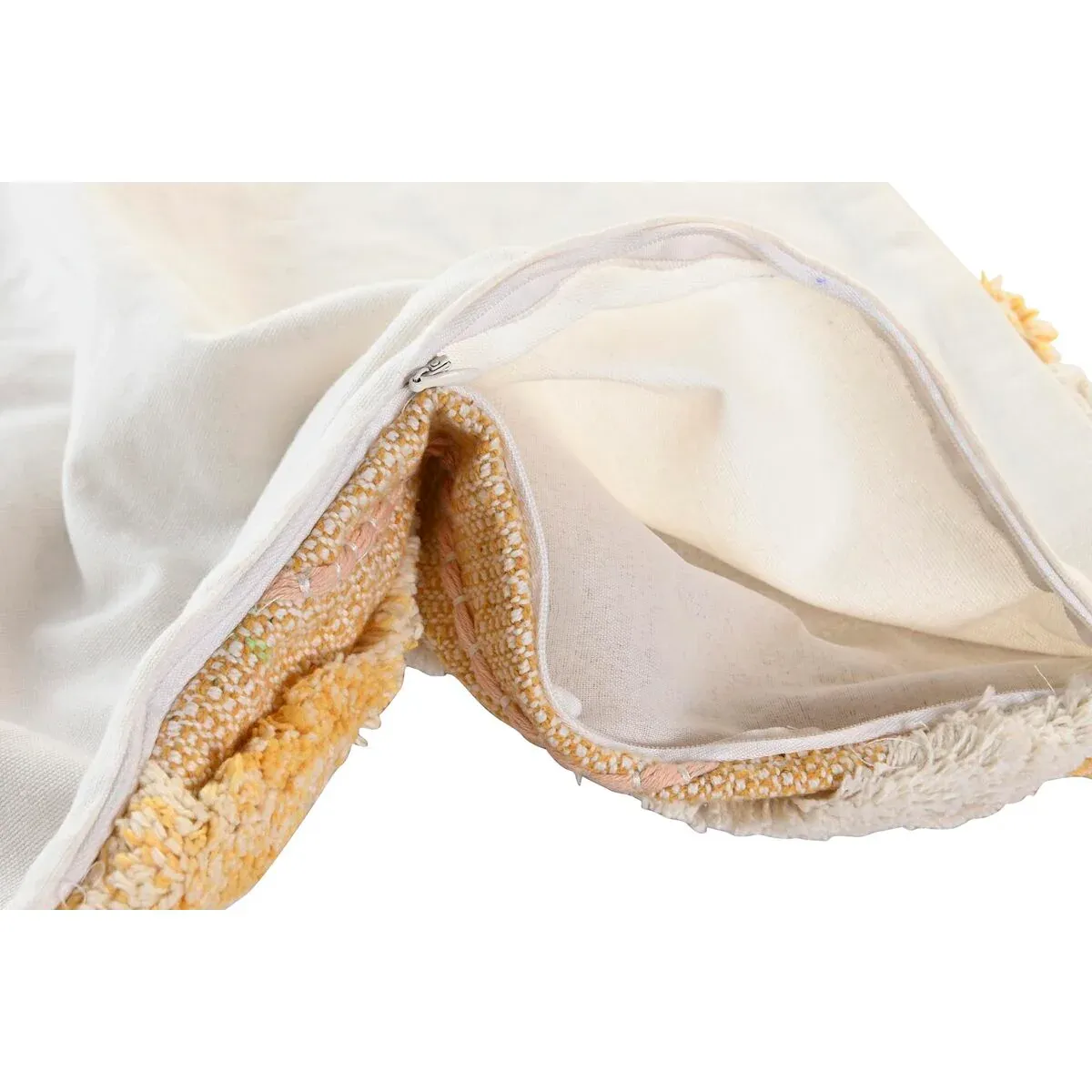 Housse de coussin DKD Home Decor Jaune 50 x 1 x 50 cm – Image 2