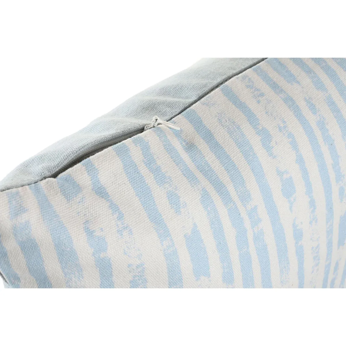 Coussin DKD Home Decor Rayures Bleu Blanc 45 x 15 x 45 cm méditerranéen – Image 4