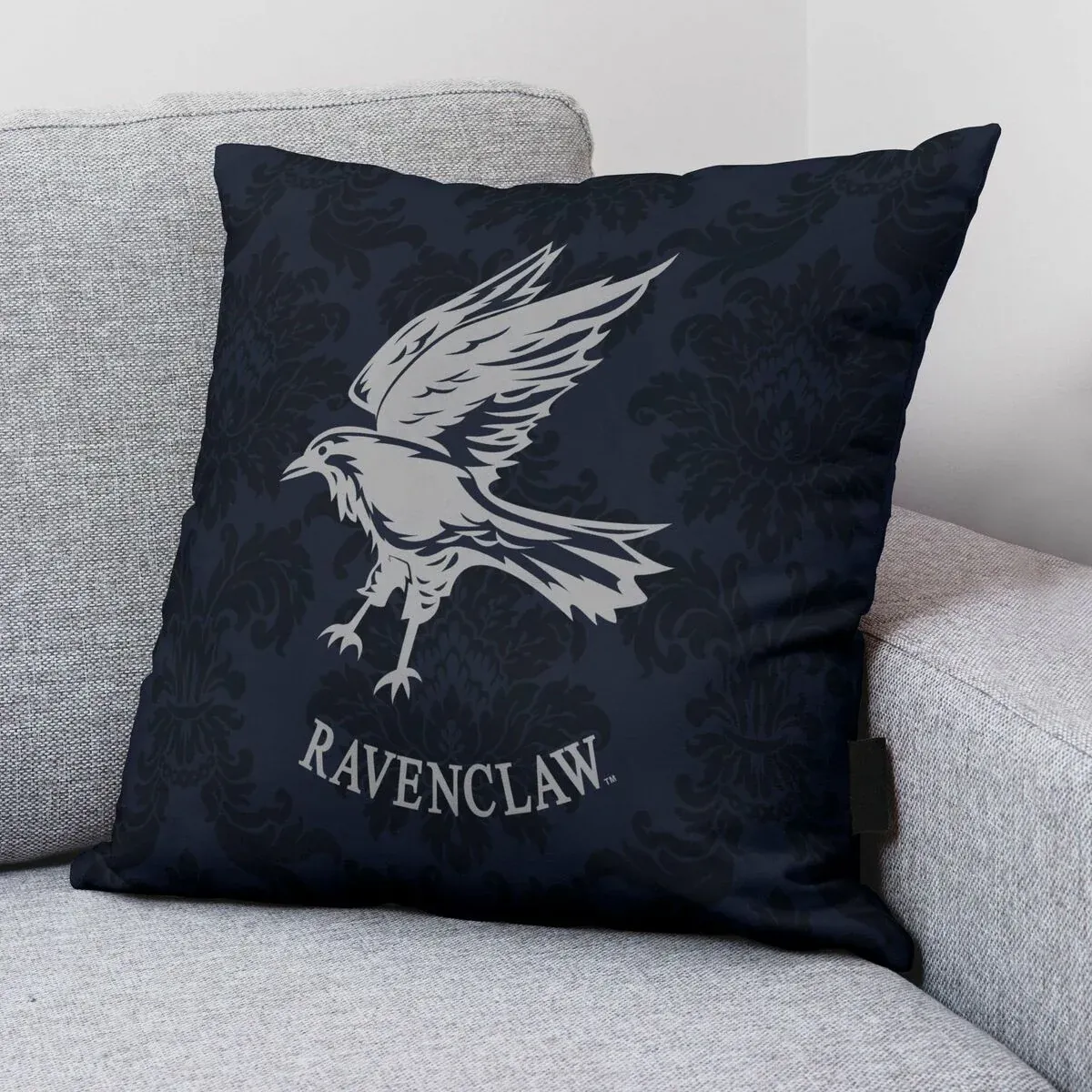 Housse de coussin Harry Potter Ravenclaw Noir Multicouleur Bleu foncé 50 x 50 cm – Image 2