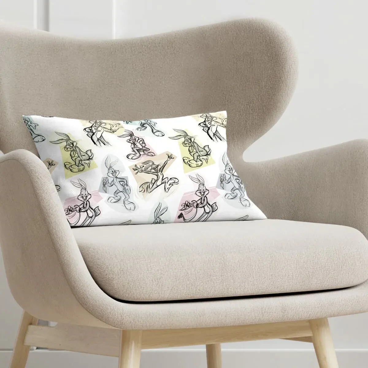 Housse de coussin Looney Tunes Sketch Multicouleur 30 x 50 cm – Image 2