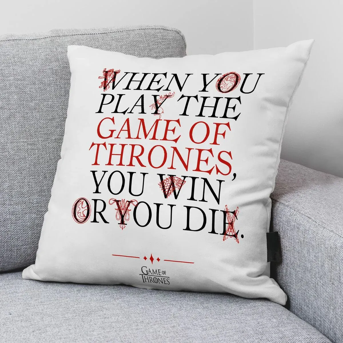 Housse de coussin Game of Thrones Play Got A Multicouleur 45 x 45 cm – Image 2