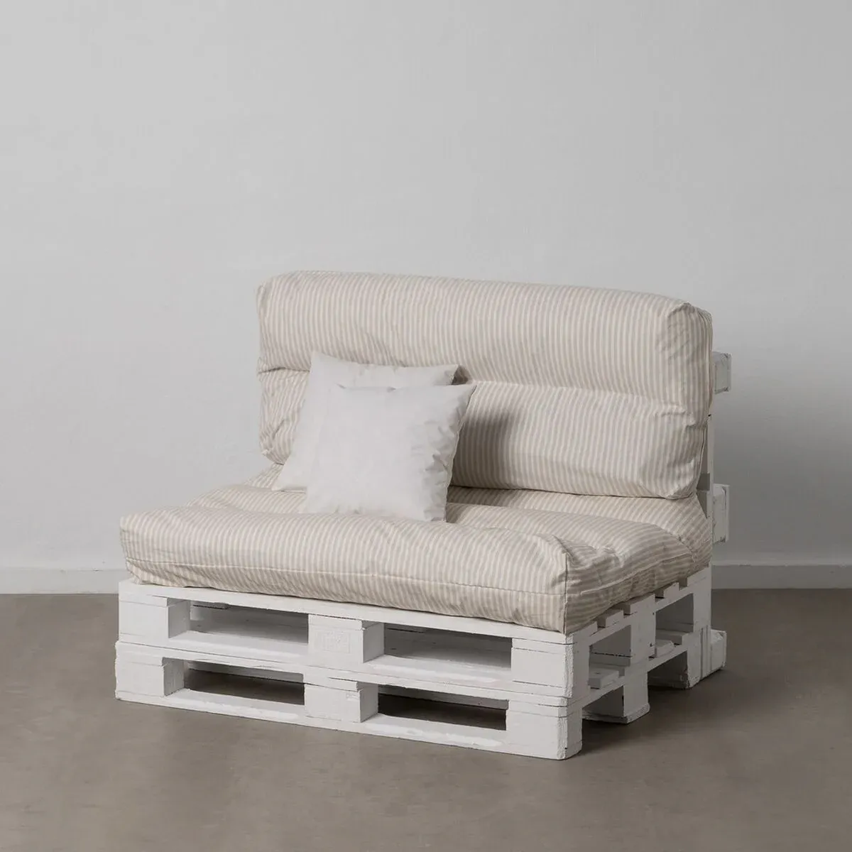 Coussin 4 Pièces Beige 120 x 80 cm – Image 2