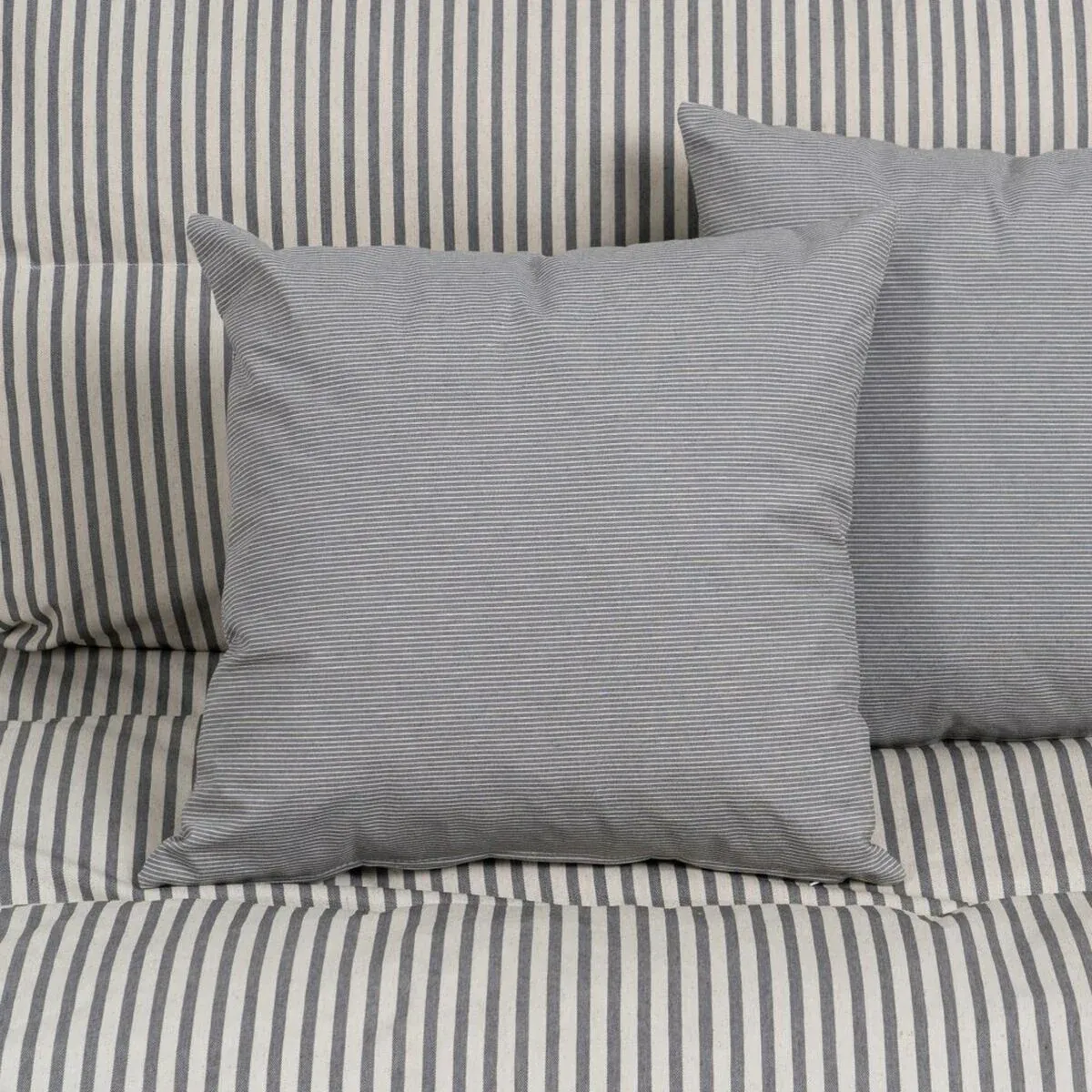 Coussin 4 Pièces Gris 120 x 80 cm – Image 6