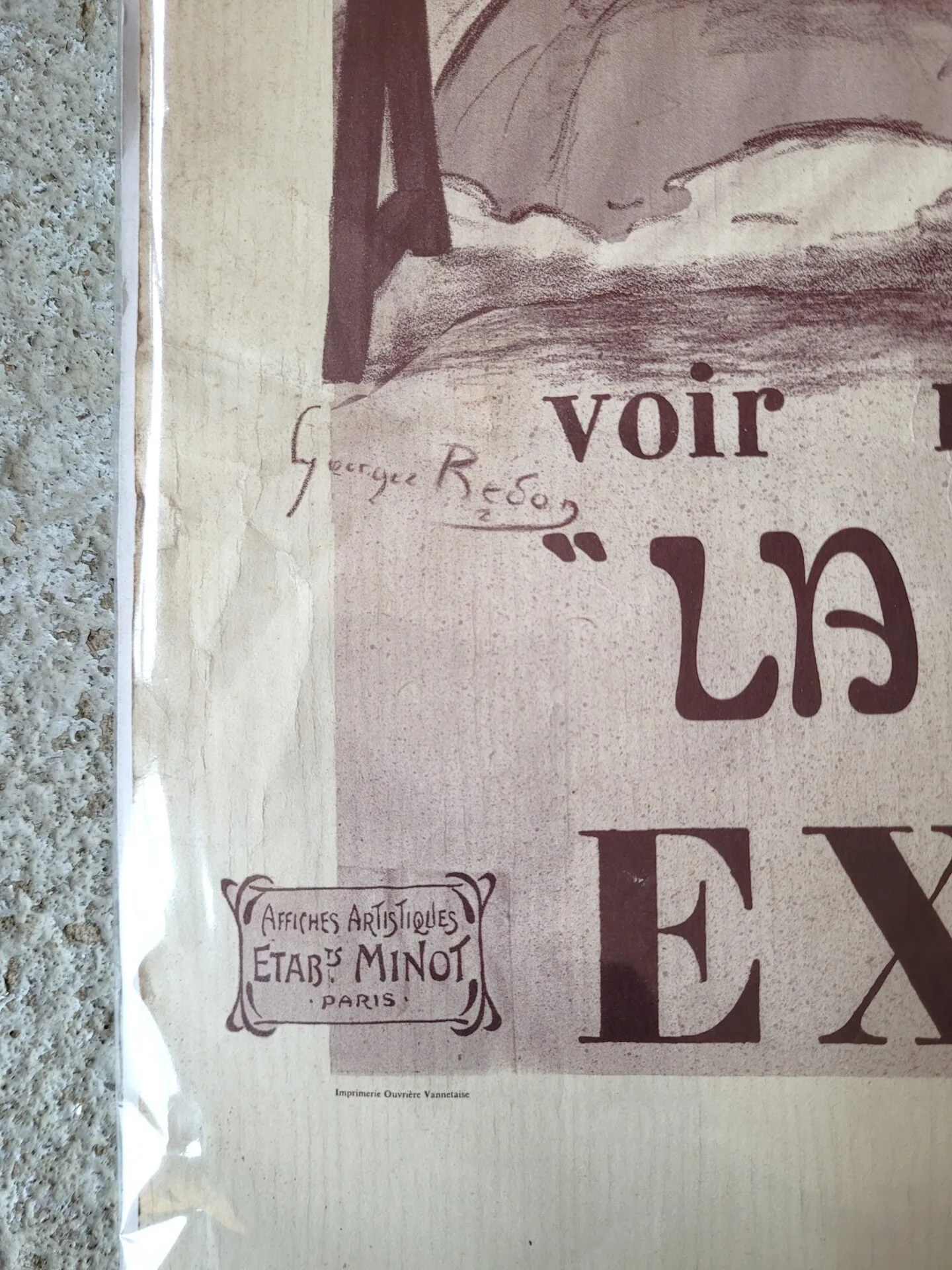 Affiche Art nouveau Georges Redon 1980 – Image 2