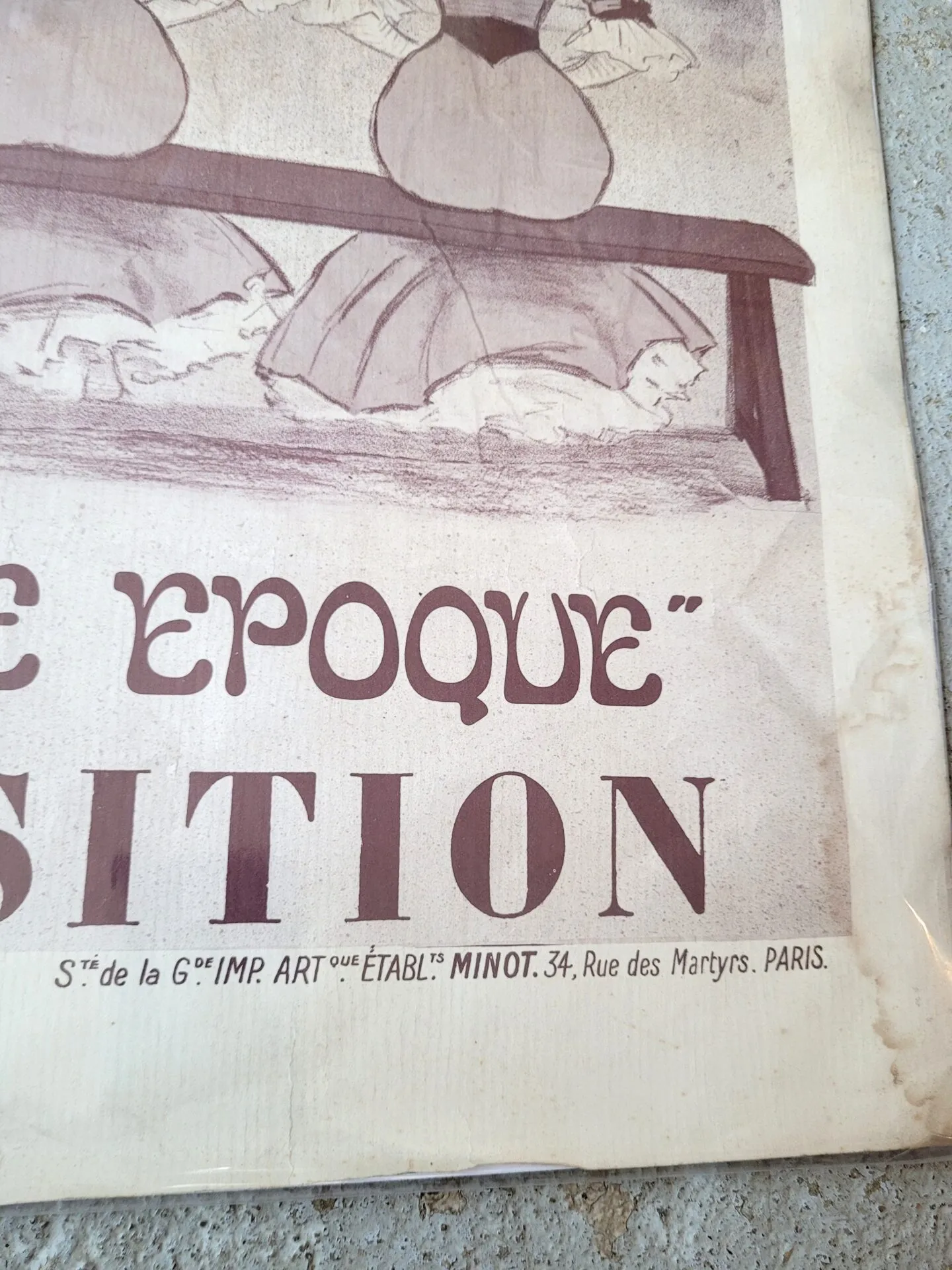 Affiche Art nouveau Georges Redon 1980 – Image 3