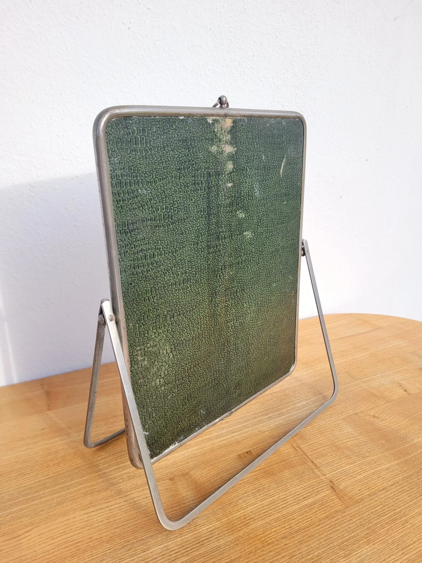 Ancien miroir barbier à poser verre biseauté – Image 5