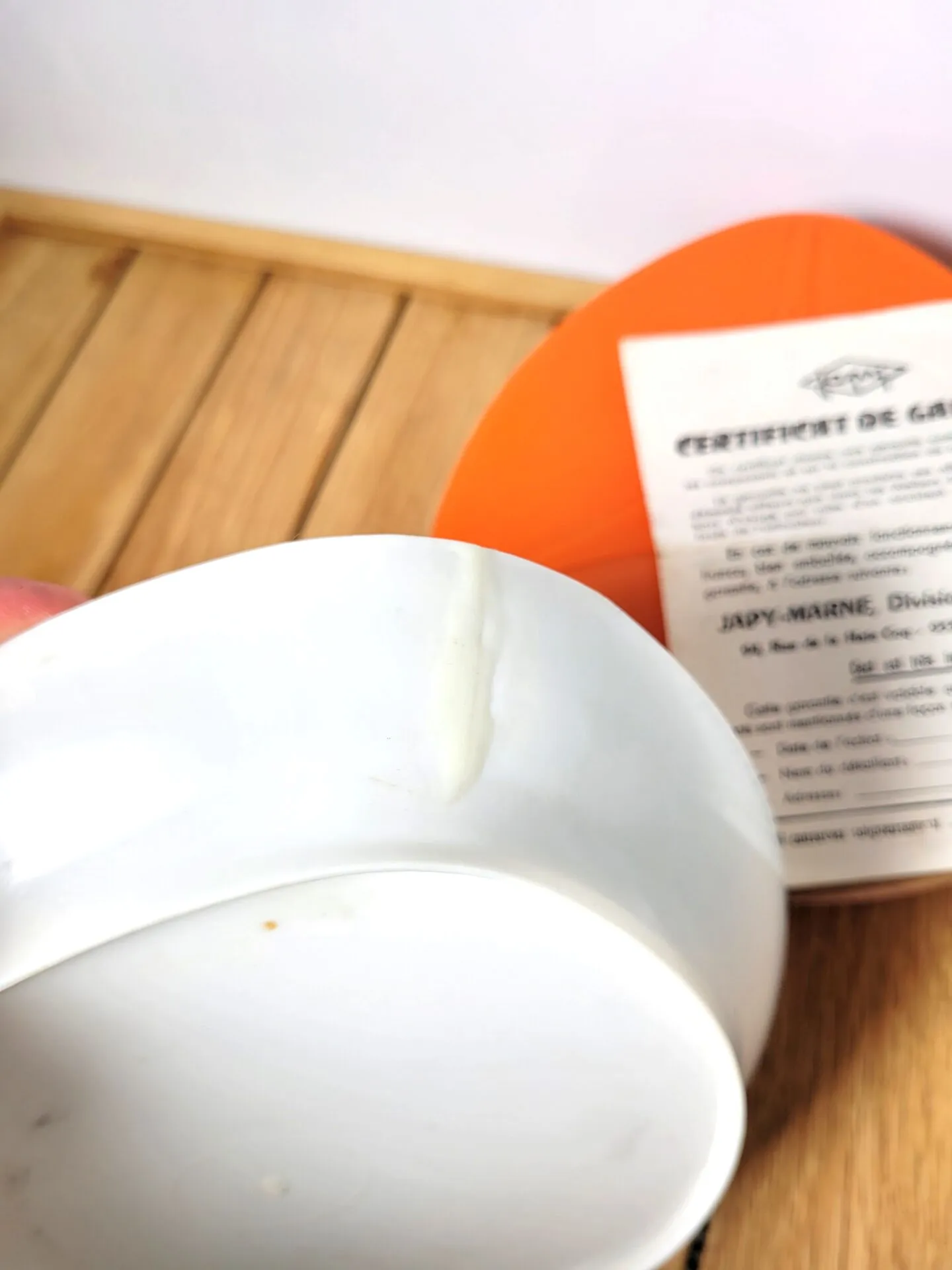 Balance vintage orange Japy Salter 1970s – Image 7