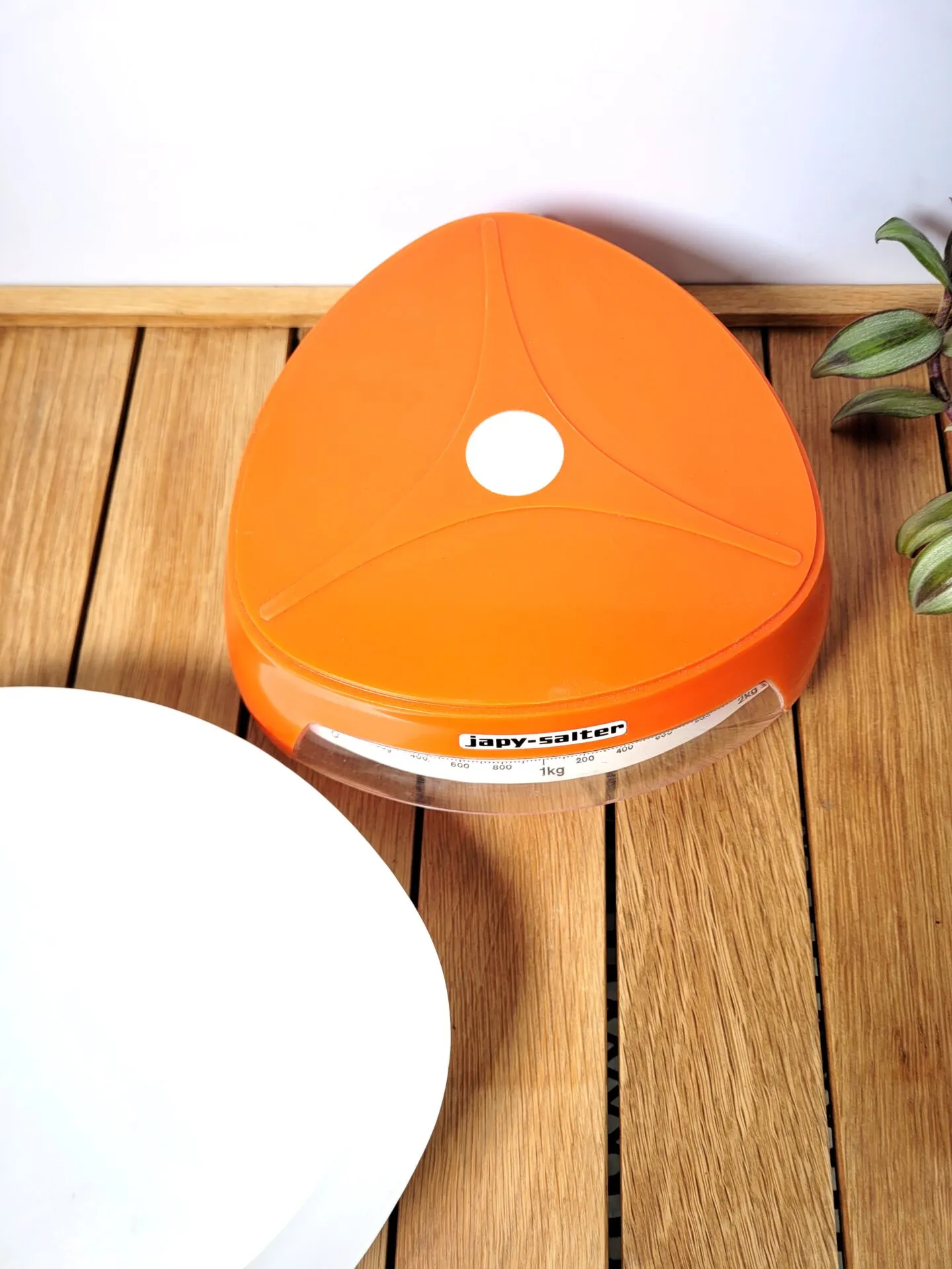 Balance vintage orange Japy Salter 1970s – Image 5