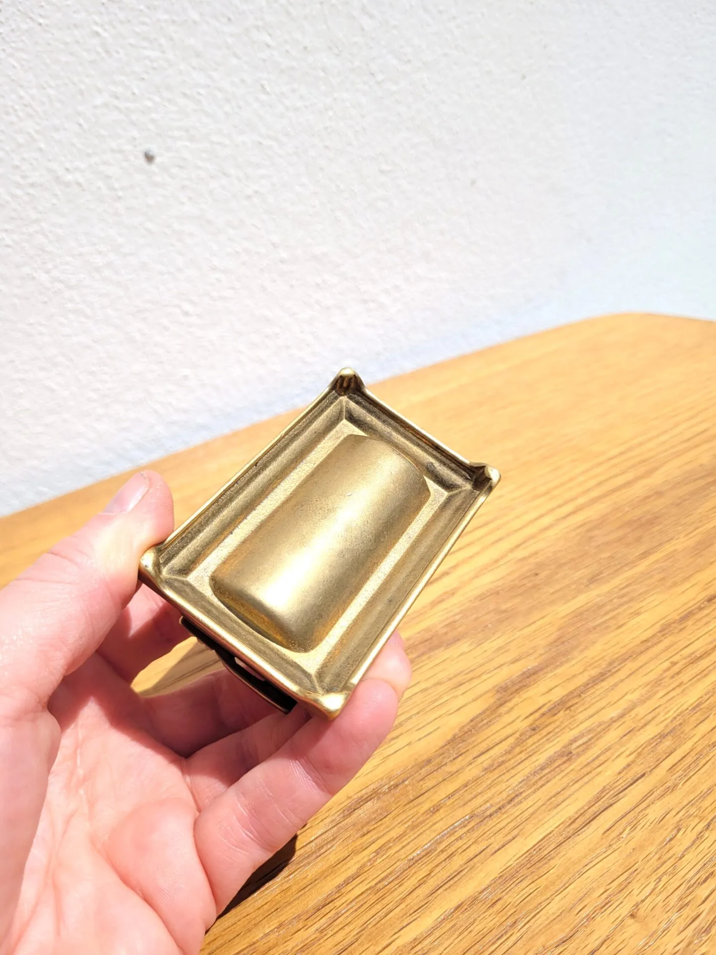 Boite à timbres esprit art nouveau en laiton – Image 6