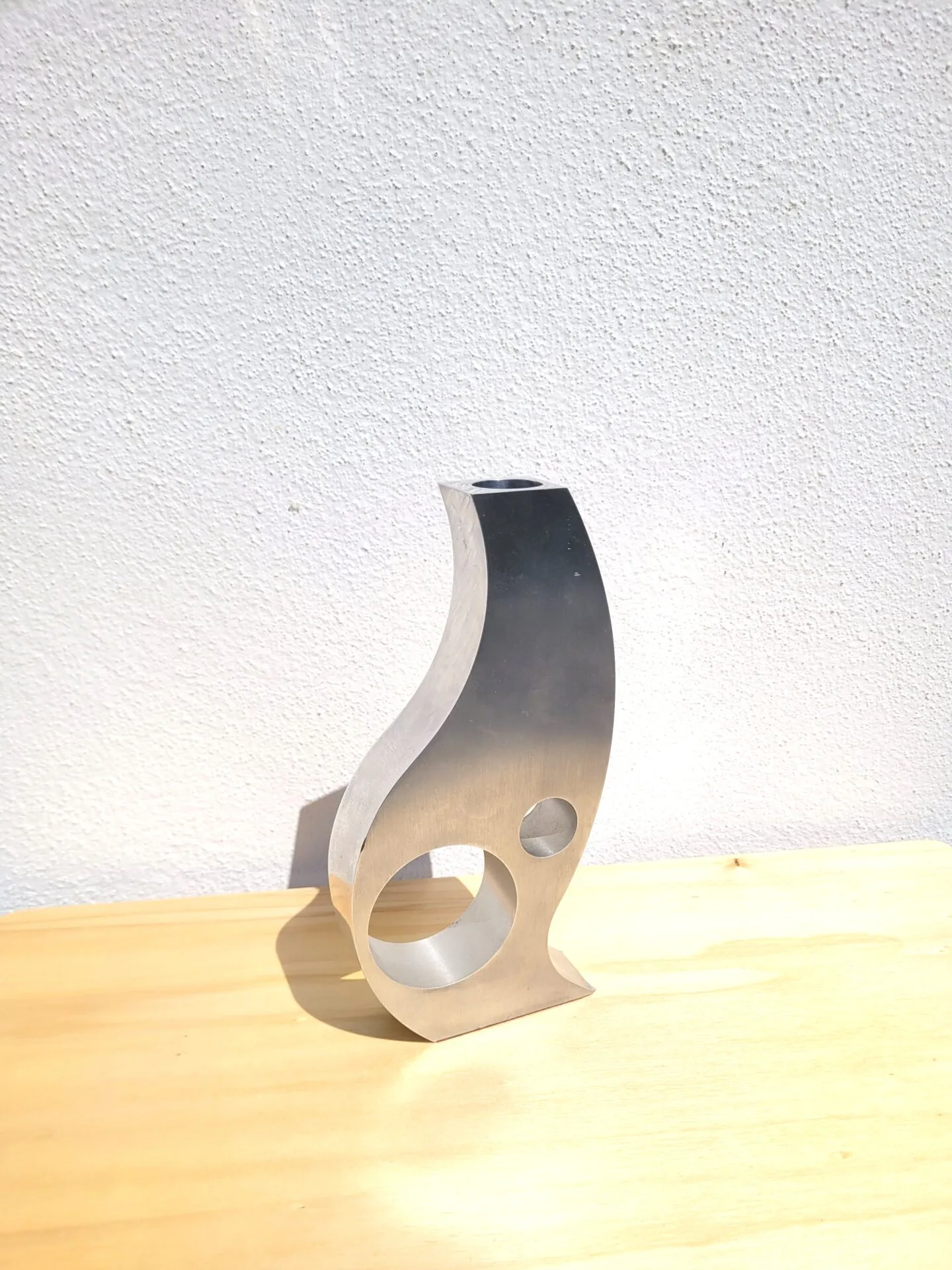 Bougeoir design alu forme libre 70s – Image 2