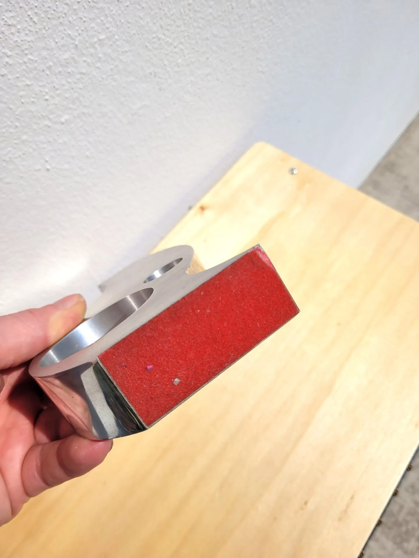 Bougeoir design alu forme libre 70s – Image 4