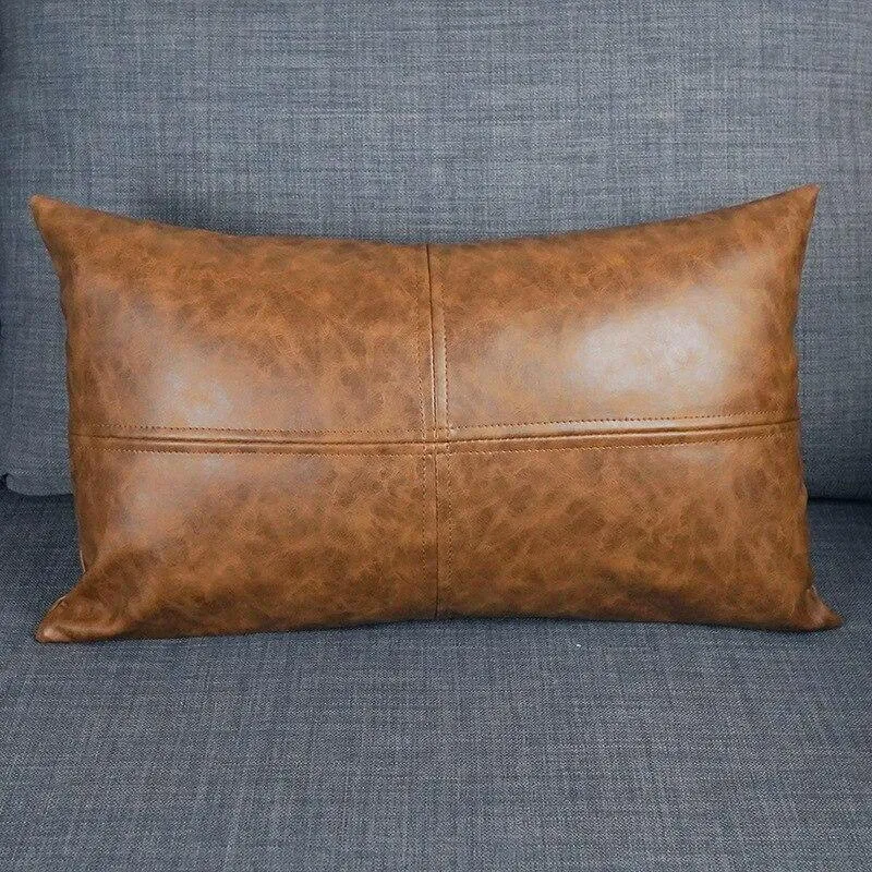 Coussin Rectangulaire Simili Cuir – Image 4