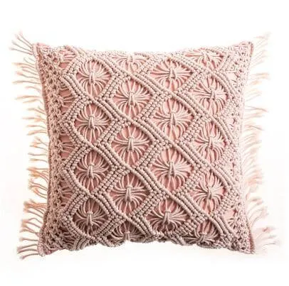 Coussin Tissé en Macramé – Image 3
