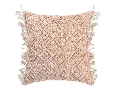 Coussin Tissé en Macramé – Image 2