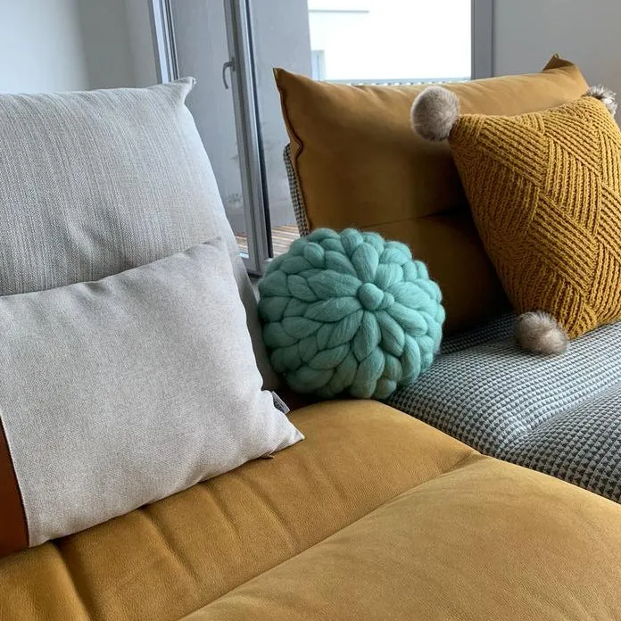 Coussin noeud laine – Image 6