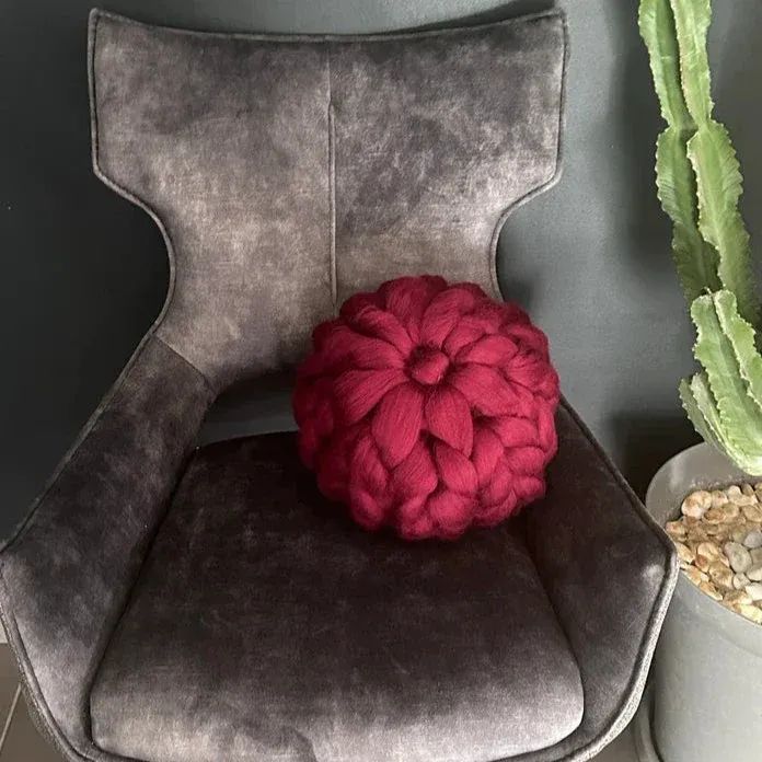 Coussin noeud laine – Image 7