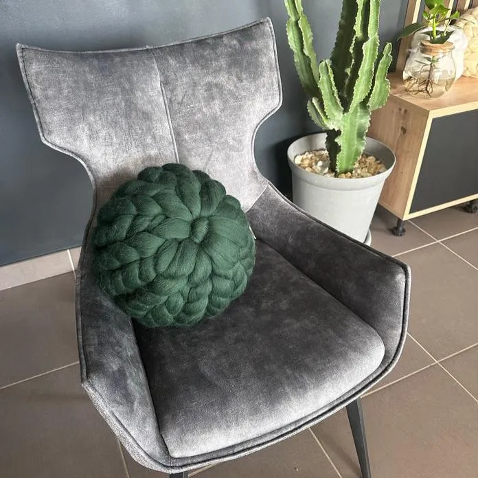 Coussin noeud laine – Image 9