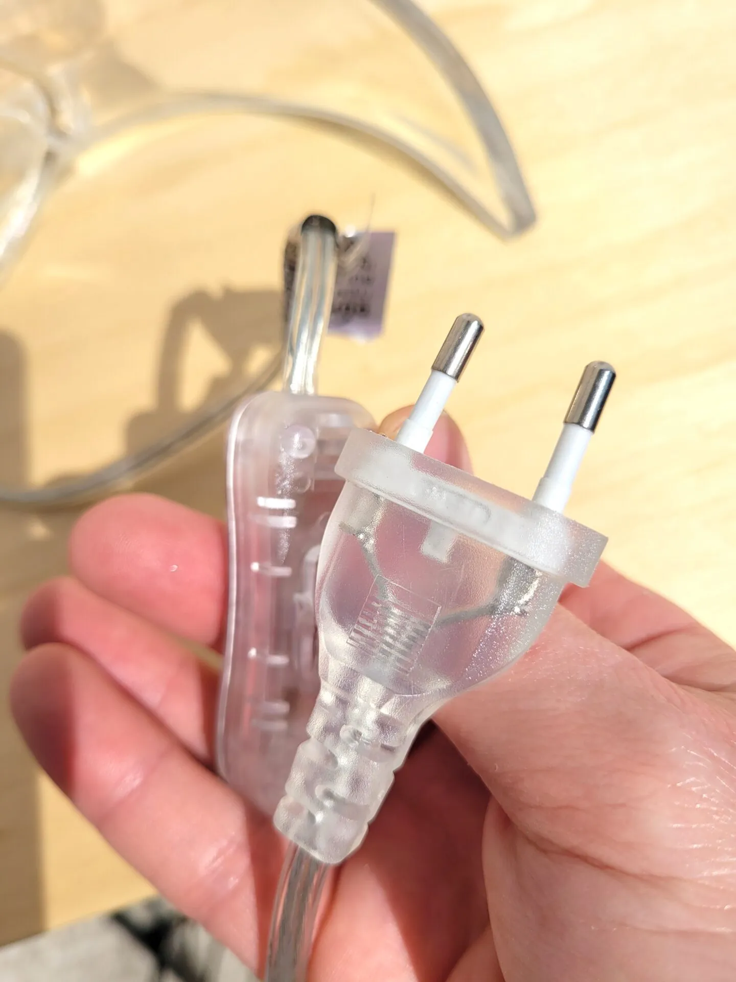 Lampe à poser design en plexiglas Dupen – Image 5