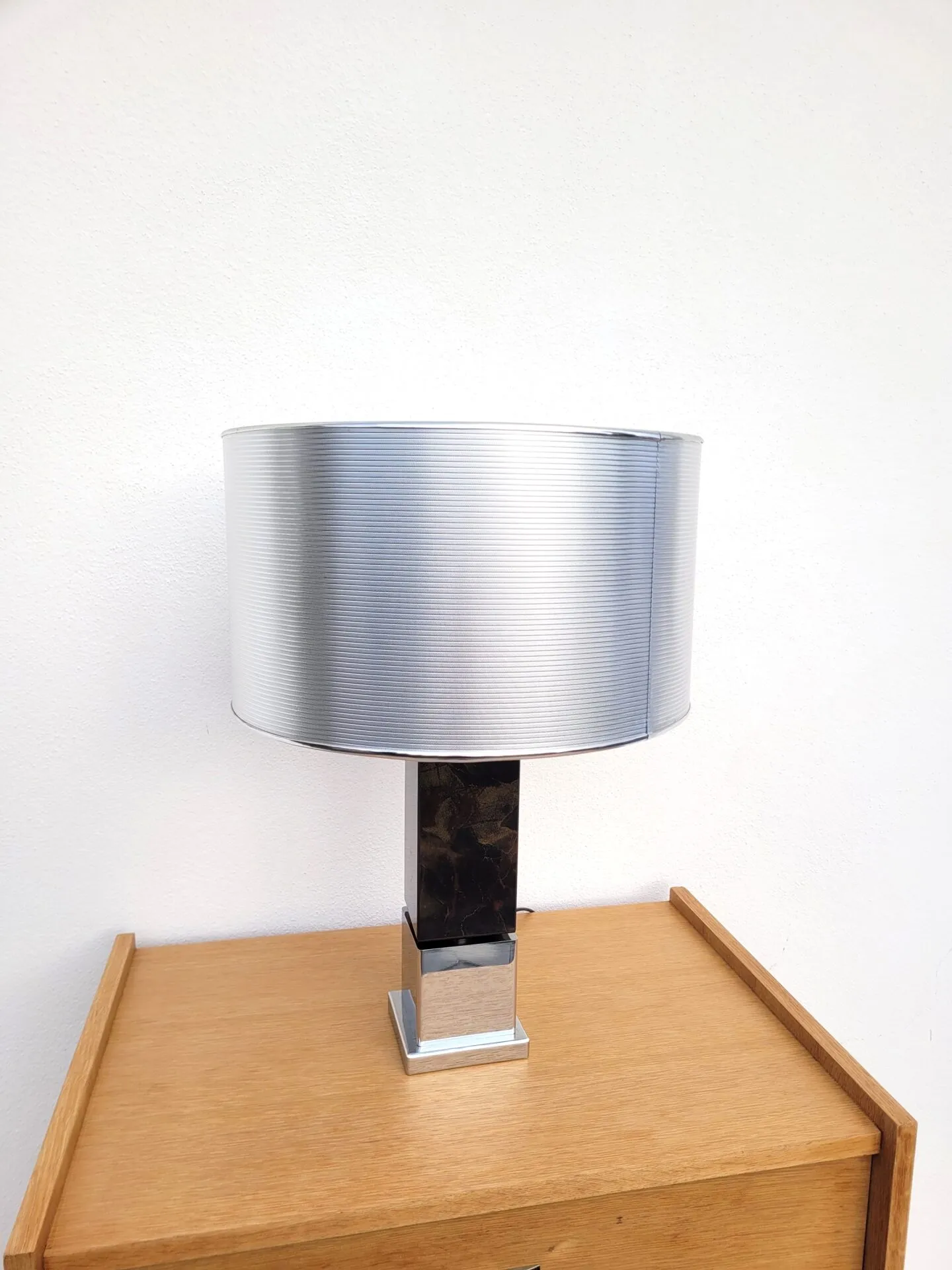 Lampe à poser vintage chrome 70s – Image 2