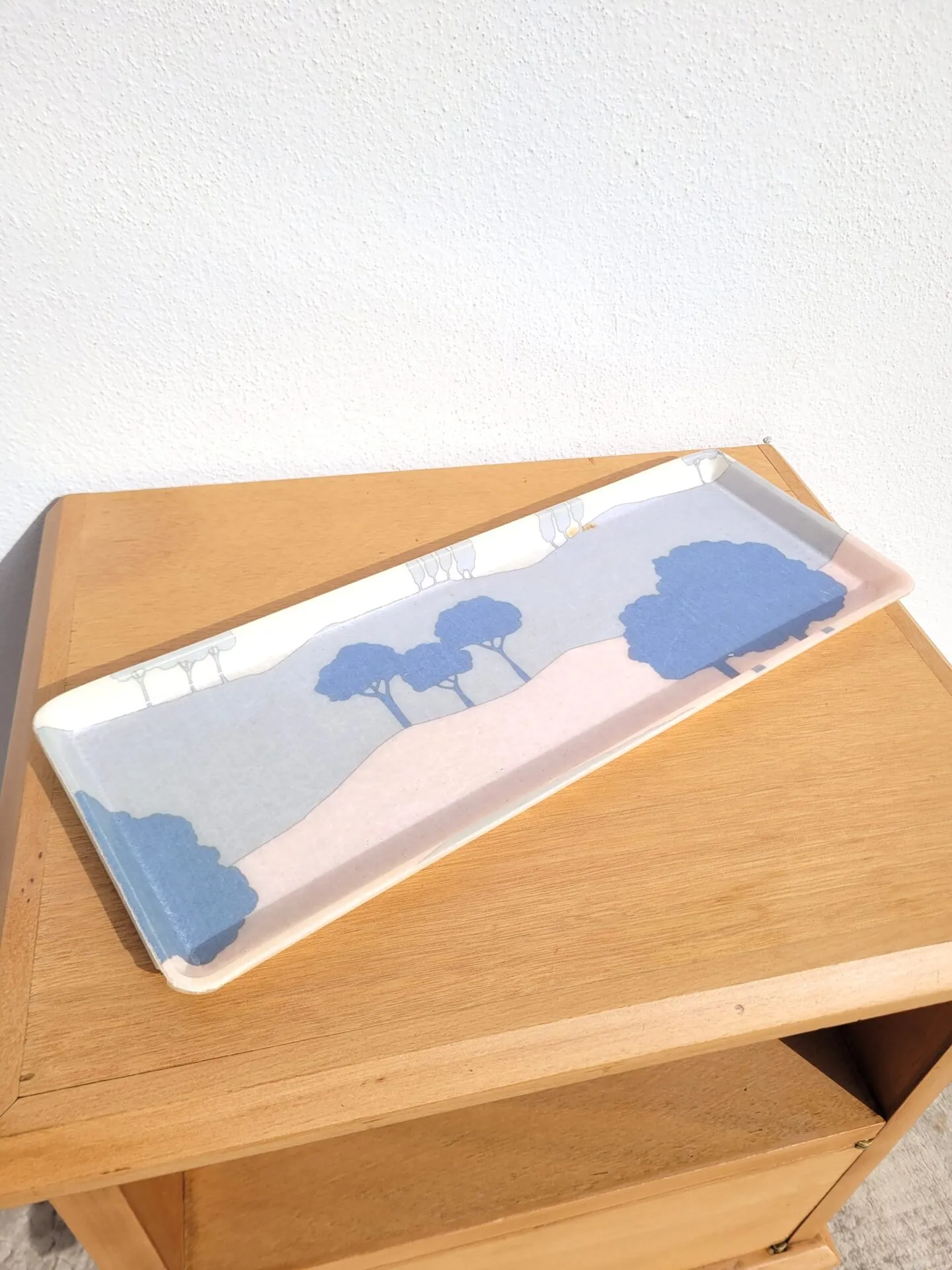 Plateau Alpac pastel en fibre de verre 1980 – Image 2