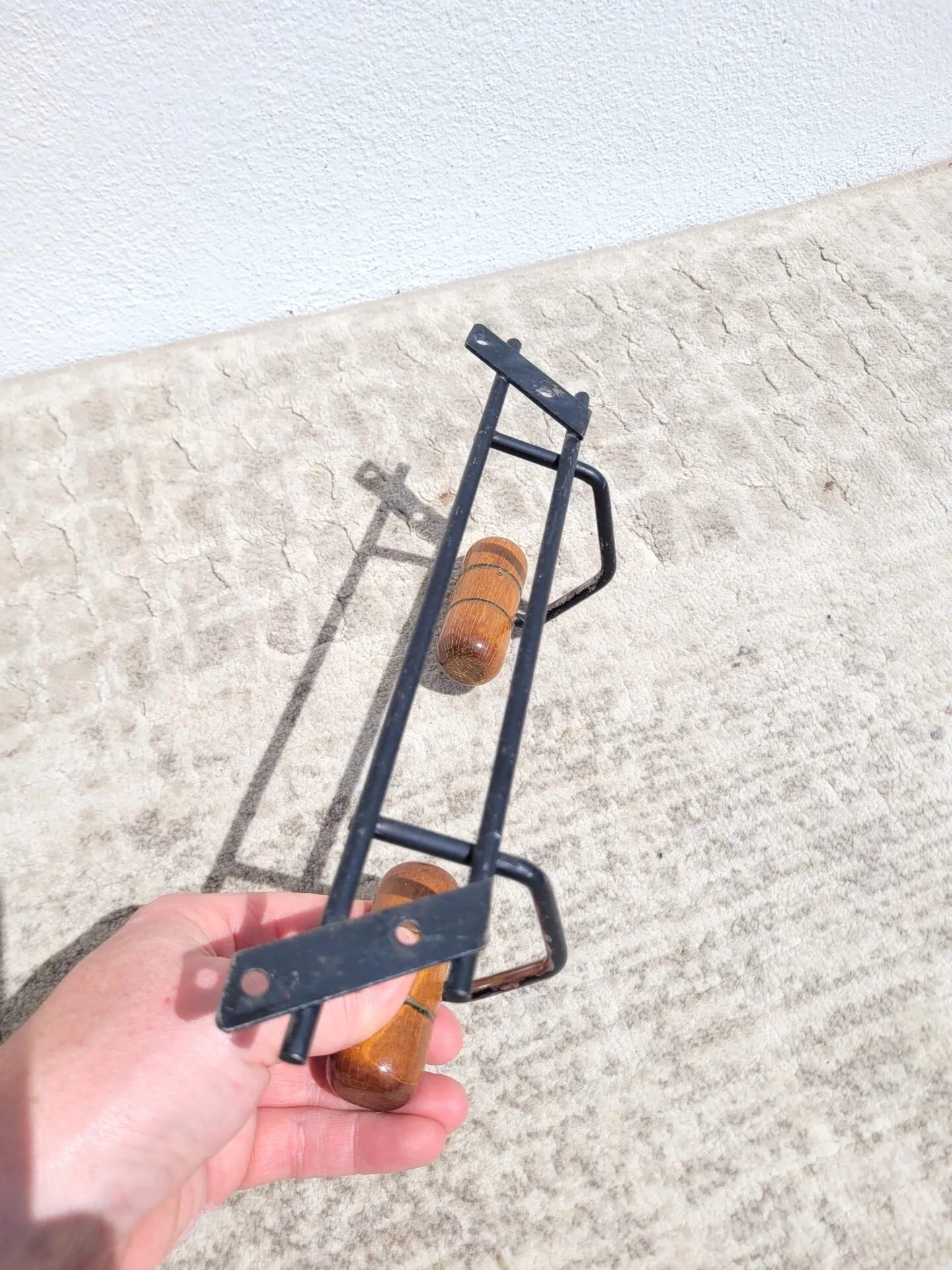 Porte manteaux vintage en bois vers 1960 – Image 5