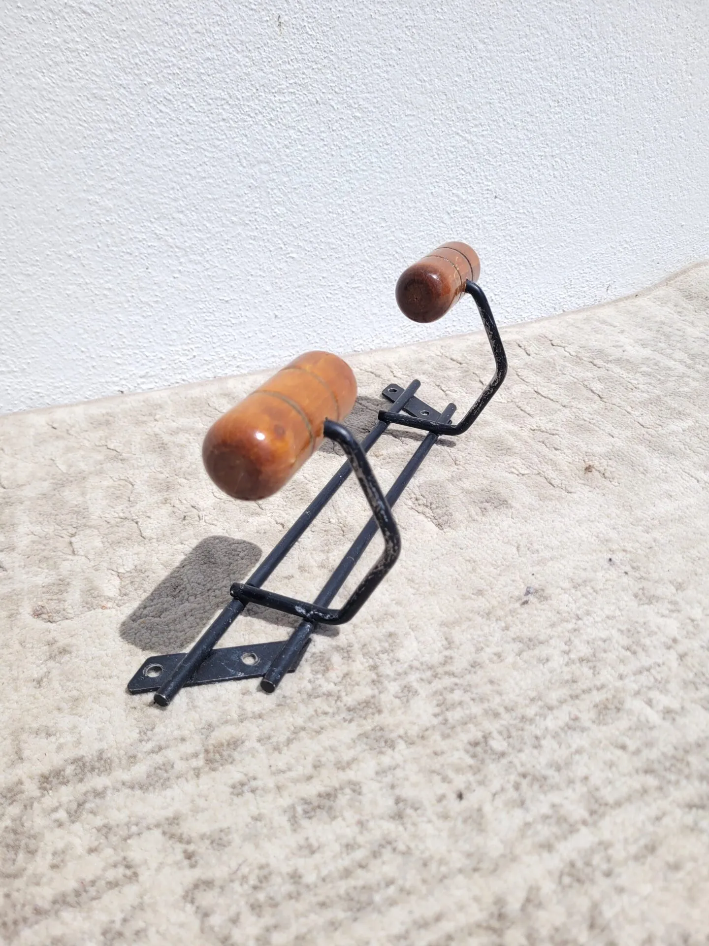 Porte manteaux vintage en bois vers 1960 – Image 3