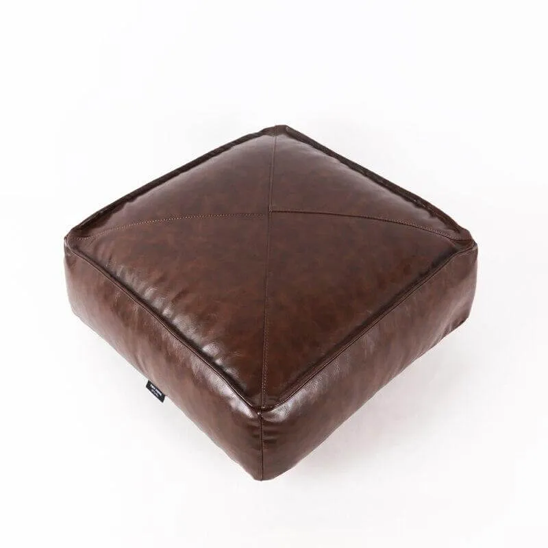 Pouf Carré Repose Pied Marocain – Image 2