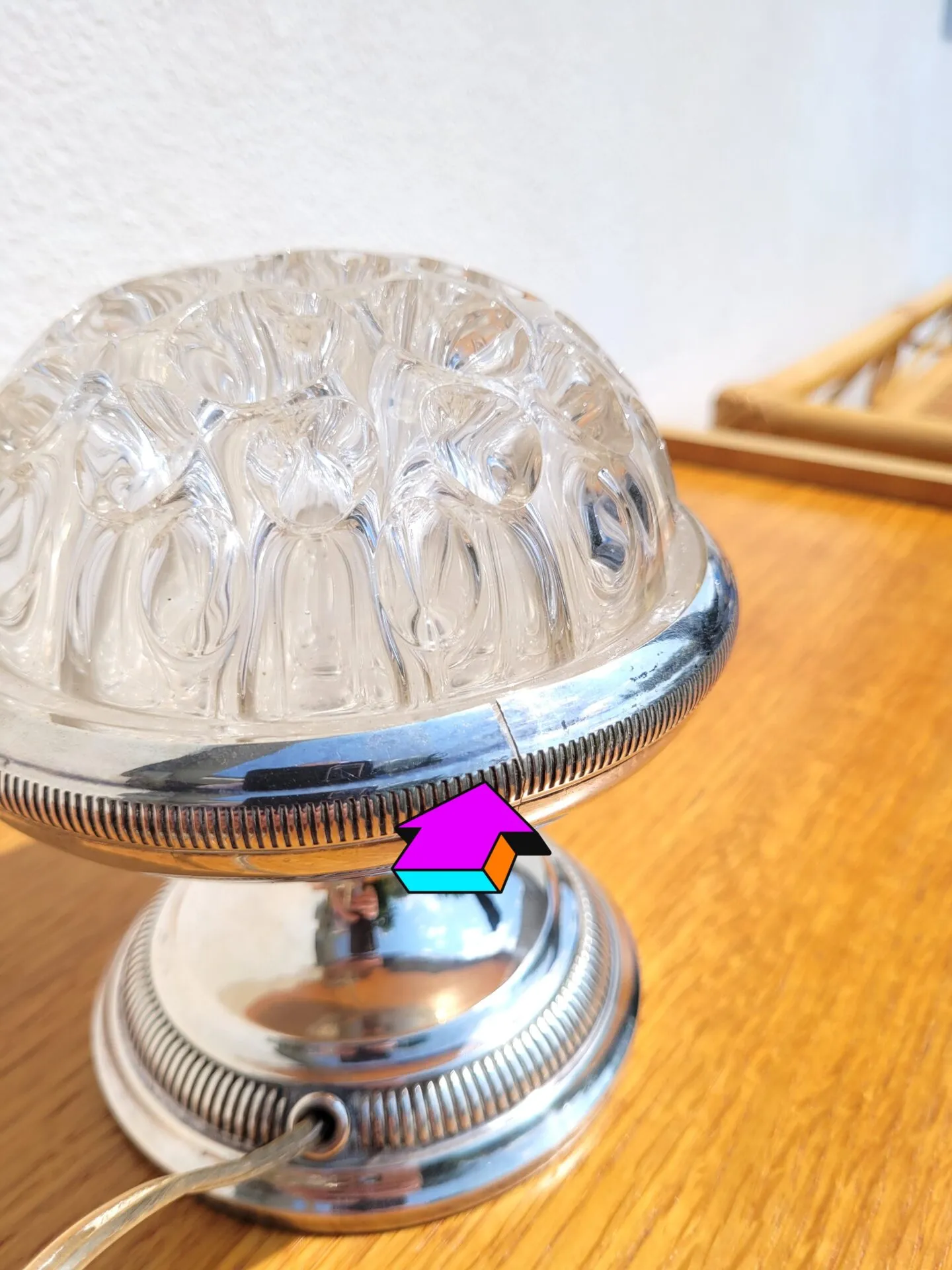 Rare pique fleurs monté en lampe – Image 5