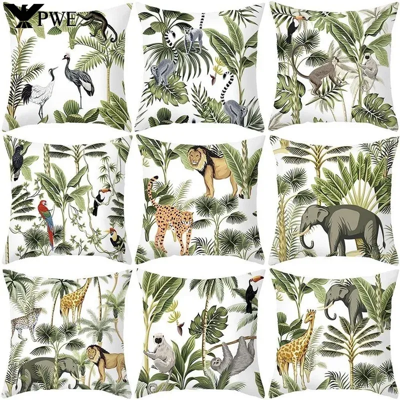 Housse coussin animaux jungle – Image 5