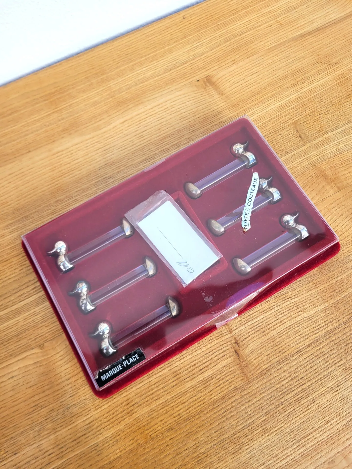 Set portes couteaux vintages canard – Image 2