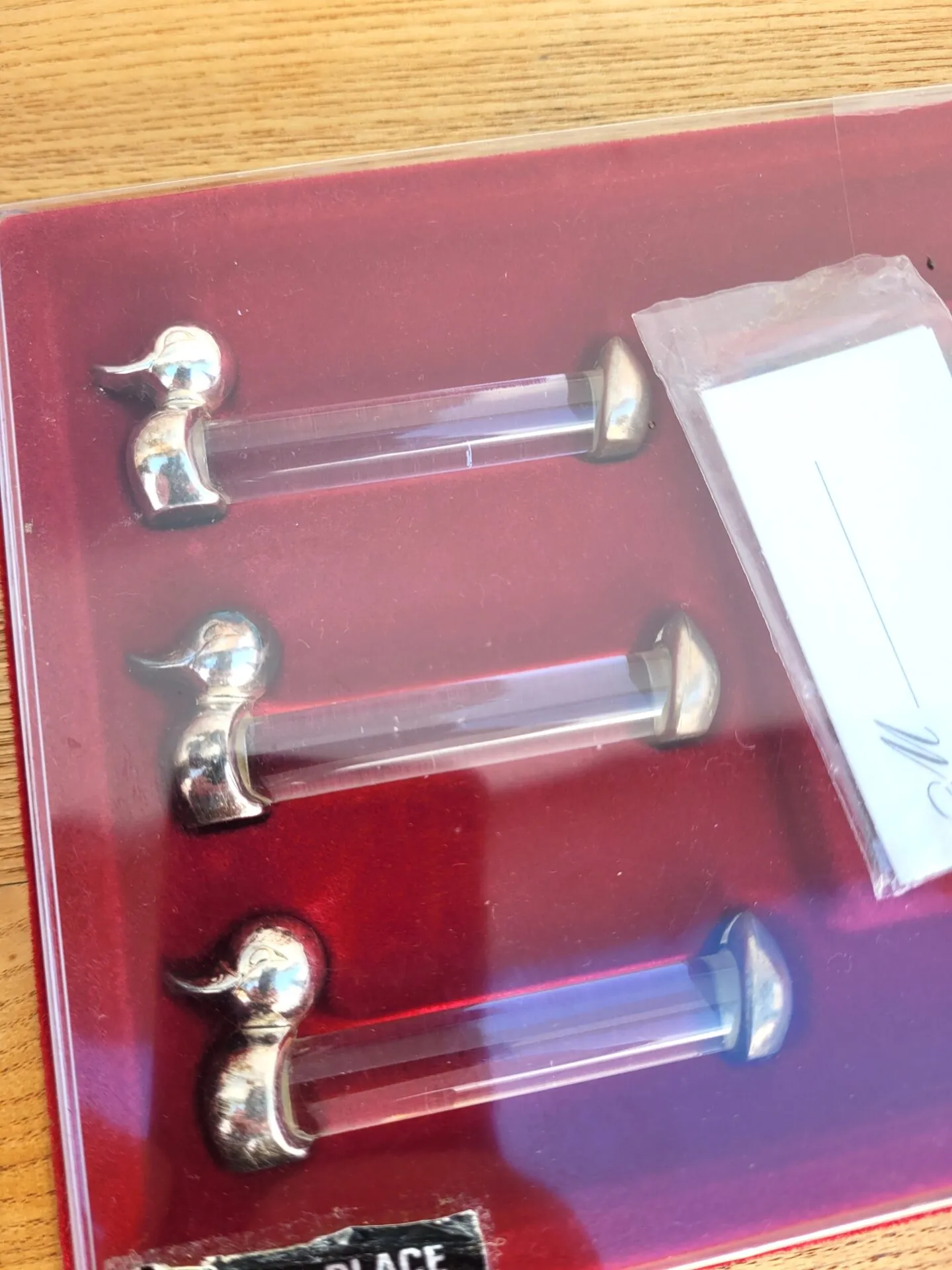 Set portes couteaux vintages canard – Image 3