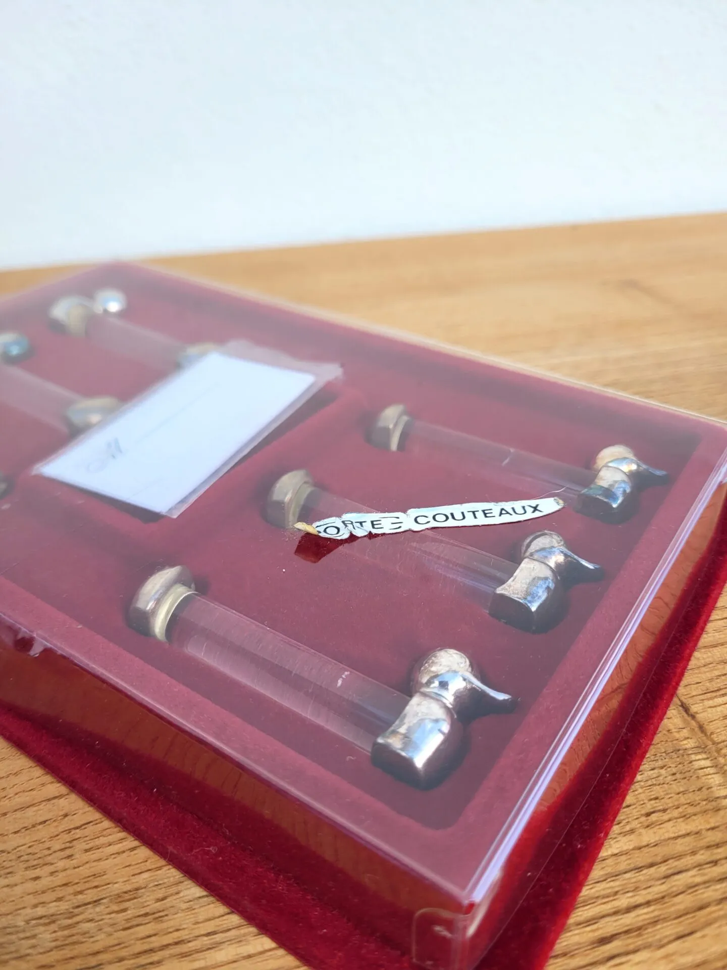 Set portes couteaux vintages canard – Image 6