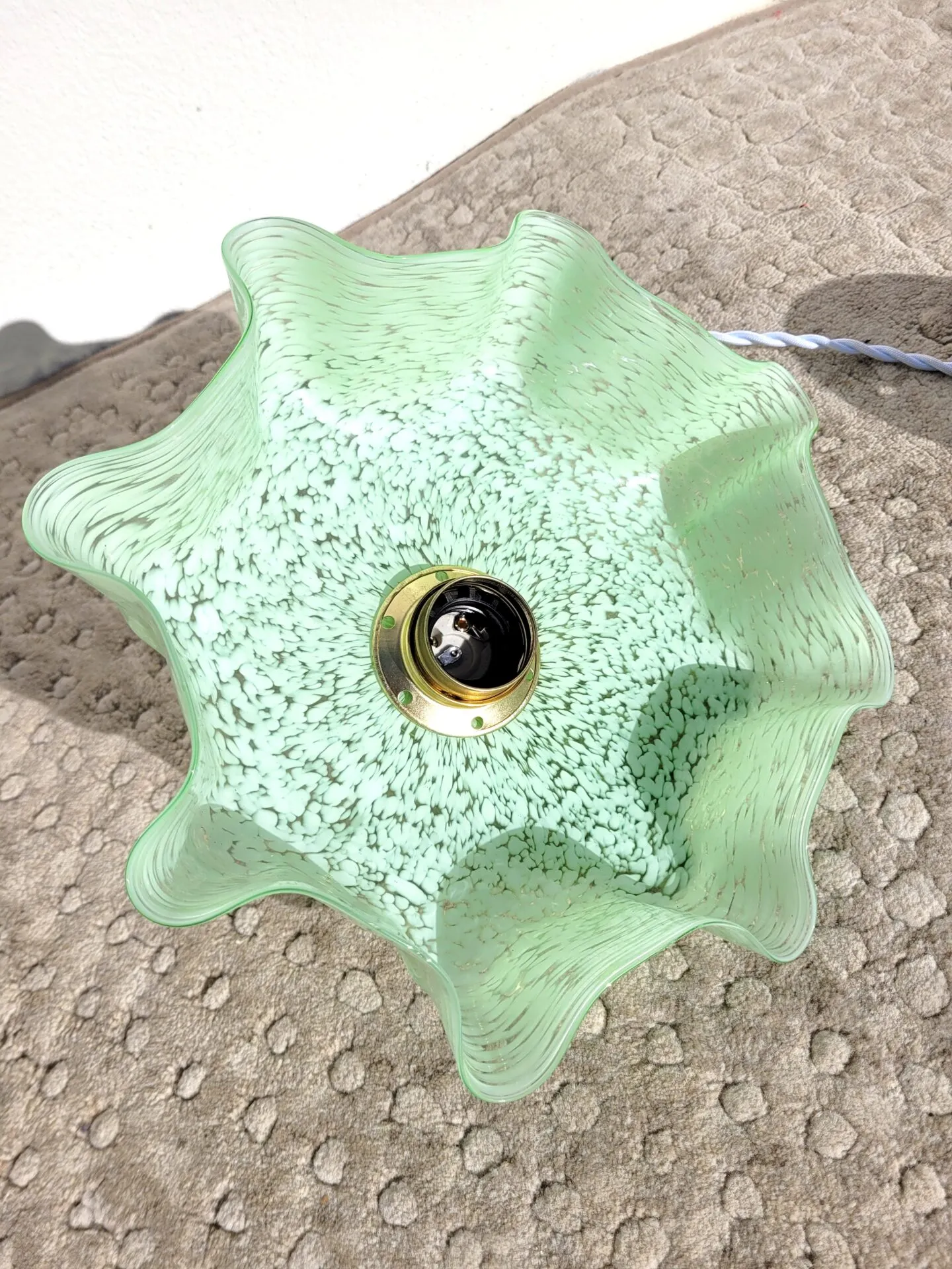 Suspension Clichy vintage en porcelaine – Image 5