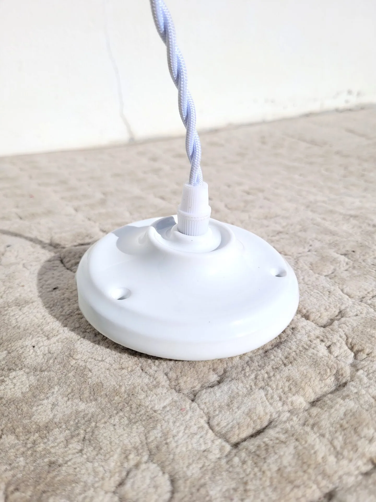 Suspension Clichy vintage en porcelaine – Image 6