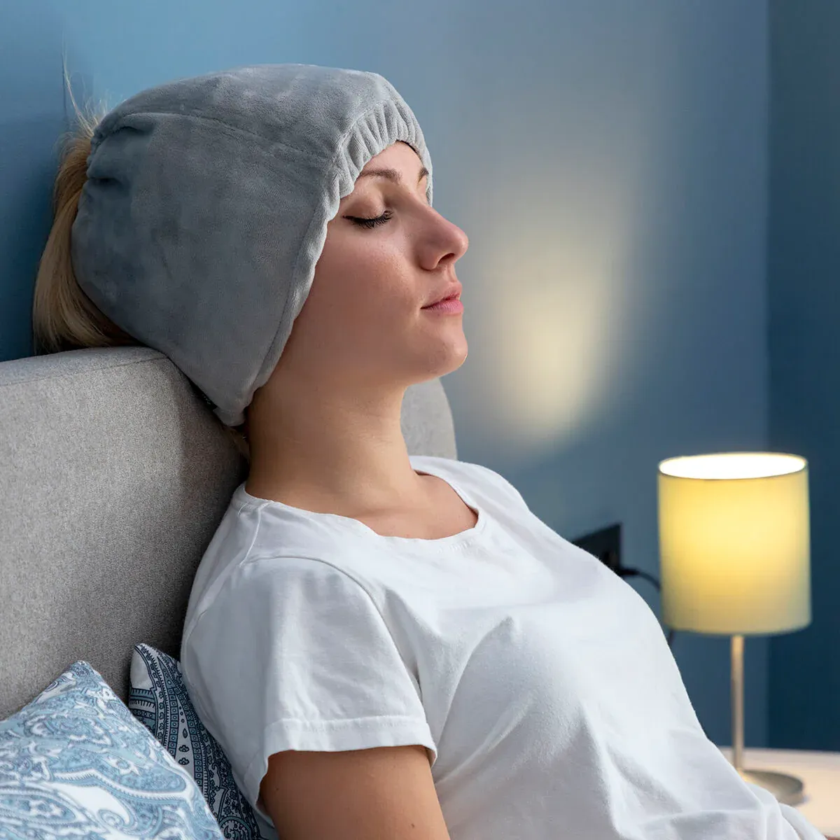 Coussin bonnet multifonctions chaud et froid pour soulager les migraines – Image 4