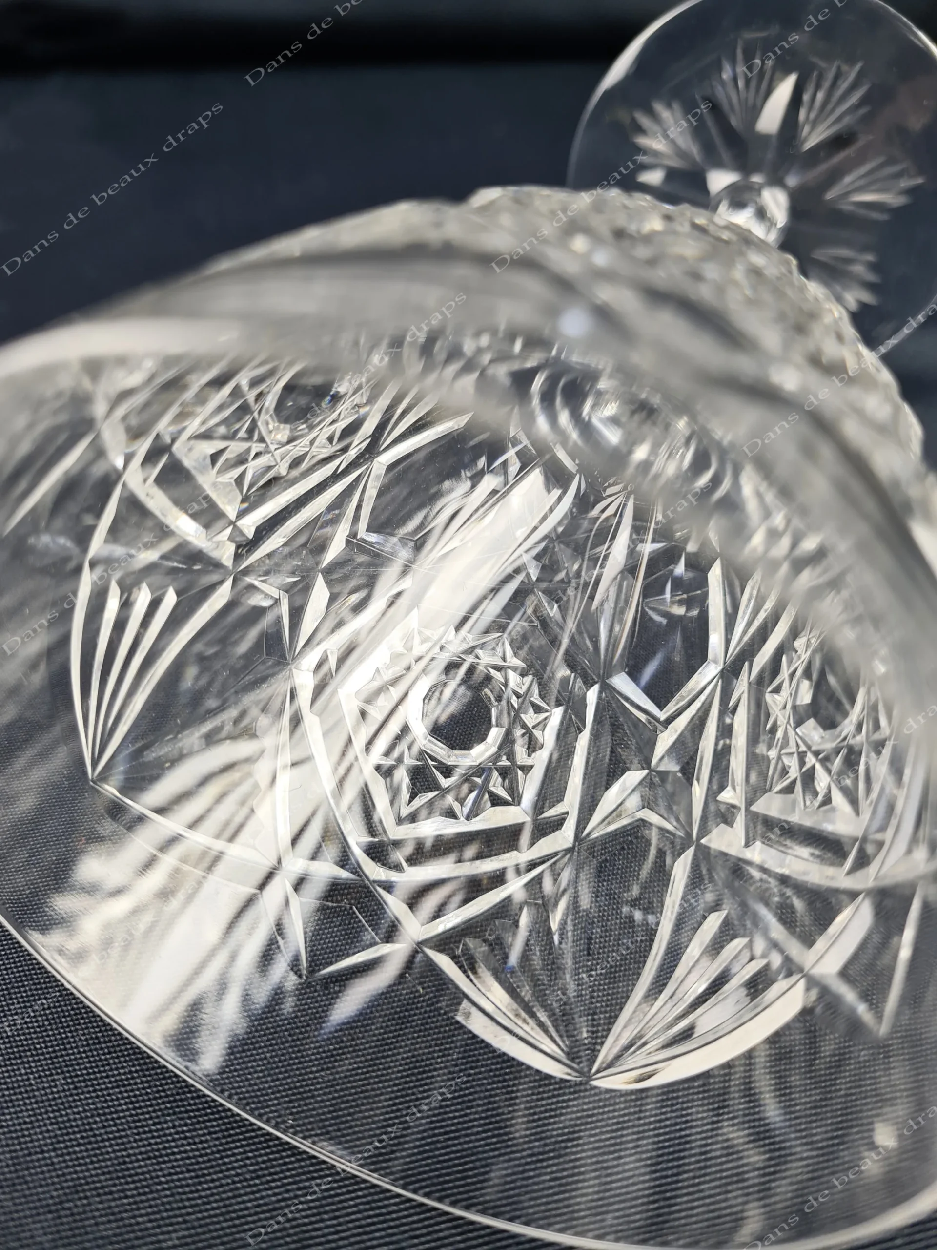 Magnifique service de verres en cristal de Baccarat modèle Lagny, 63 pièces. – Image 5