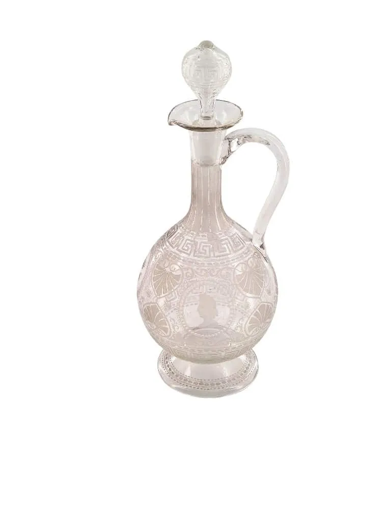 Magnifique aiguière en cristal de Baccarat, époque Art Nouveau – Image 6