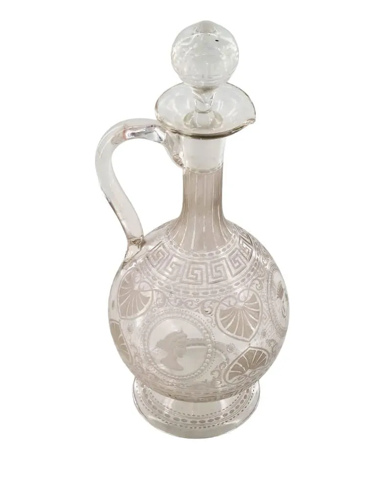 Magnifique aiguière en cristal de Baccarat, époque Art Nouveau – Image 3