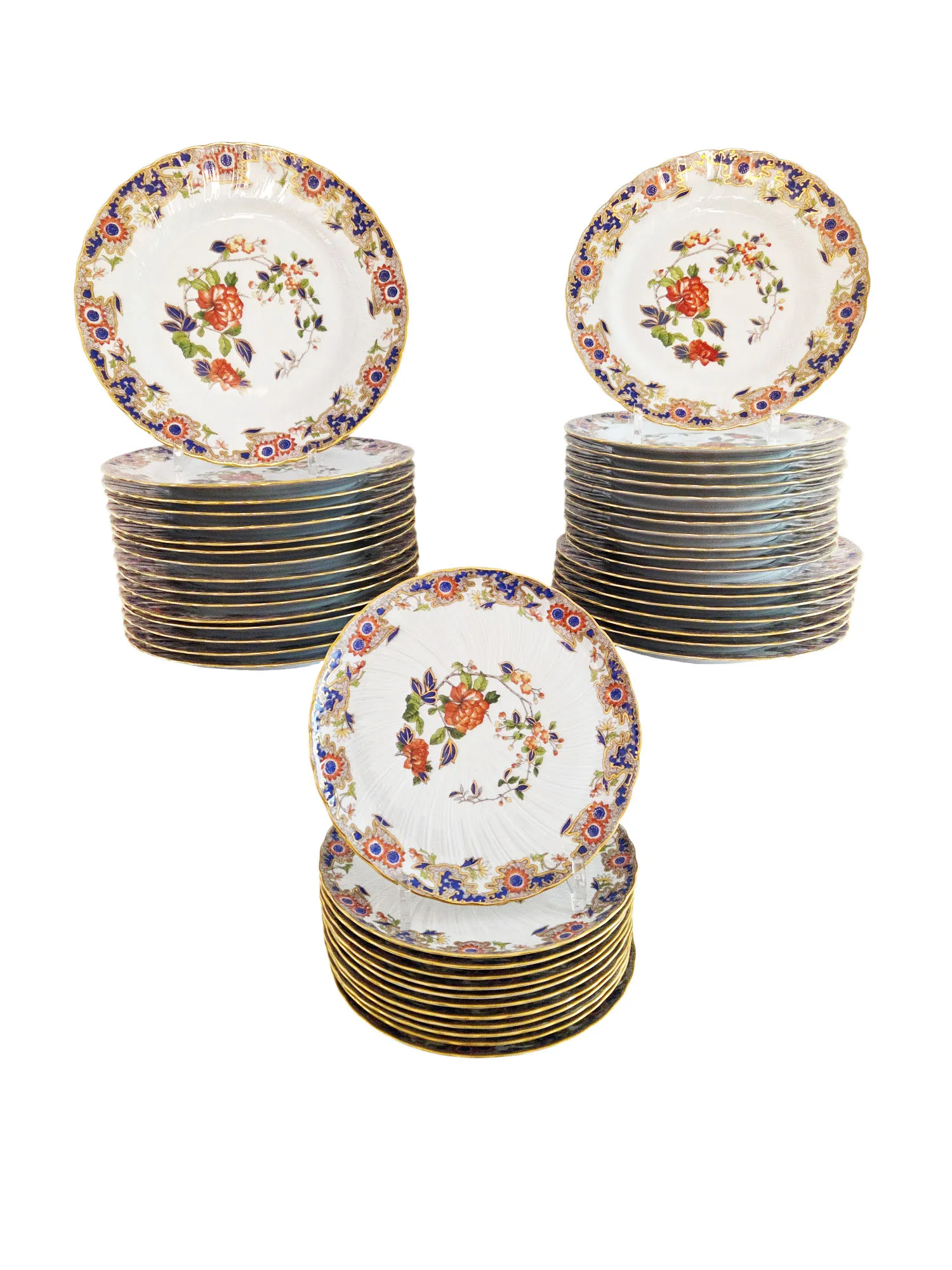 Magnifique service de table en porcelaine de Limoges, maison Bernardaud, modèle Singapour, 72 pièces – Image 5