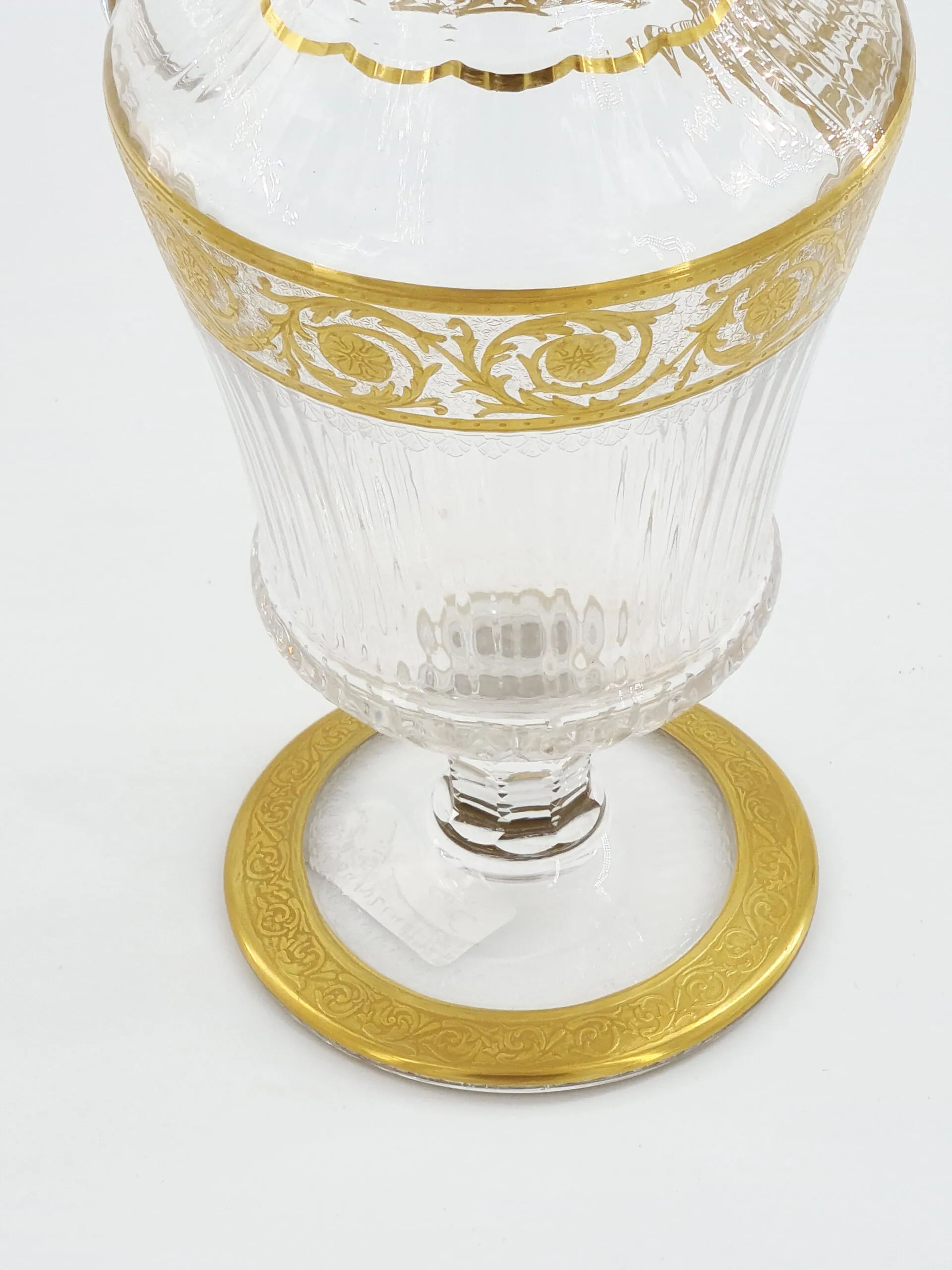 Superbe pichet en cristal de Saint Louis, modèle Thistle. – Image 3