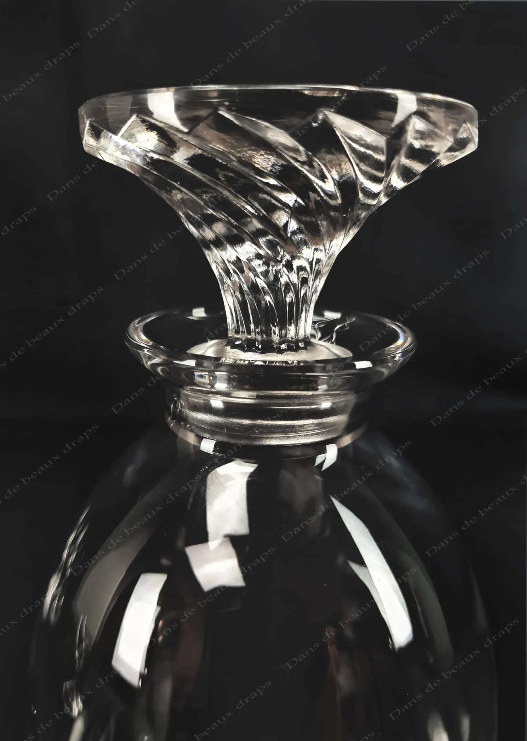 Splendide service de verres Lalique modèle Rambouillet, 49 pièces. – Image 2