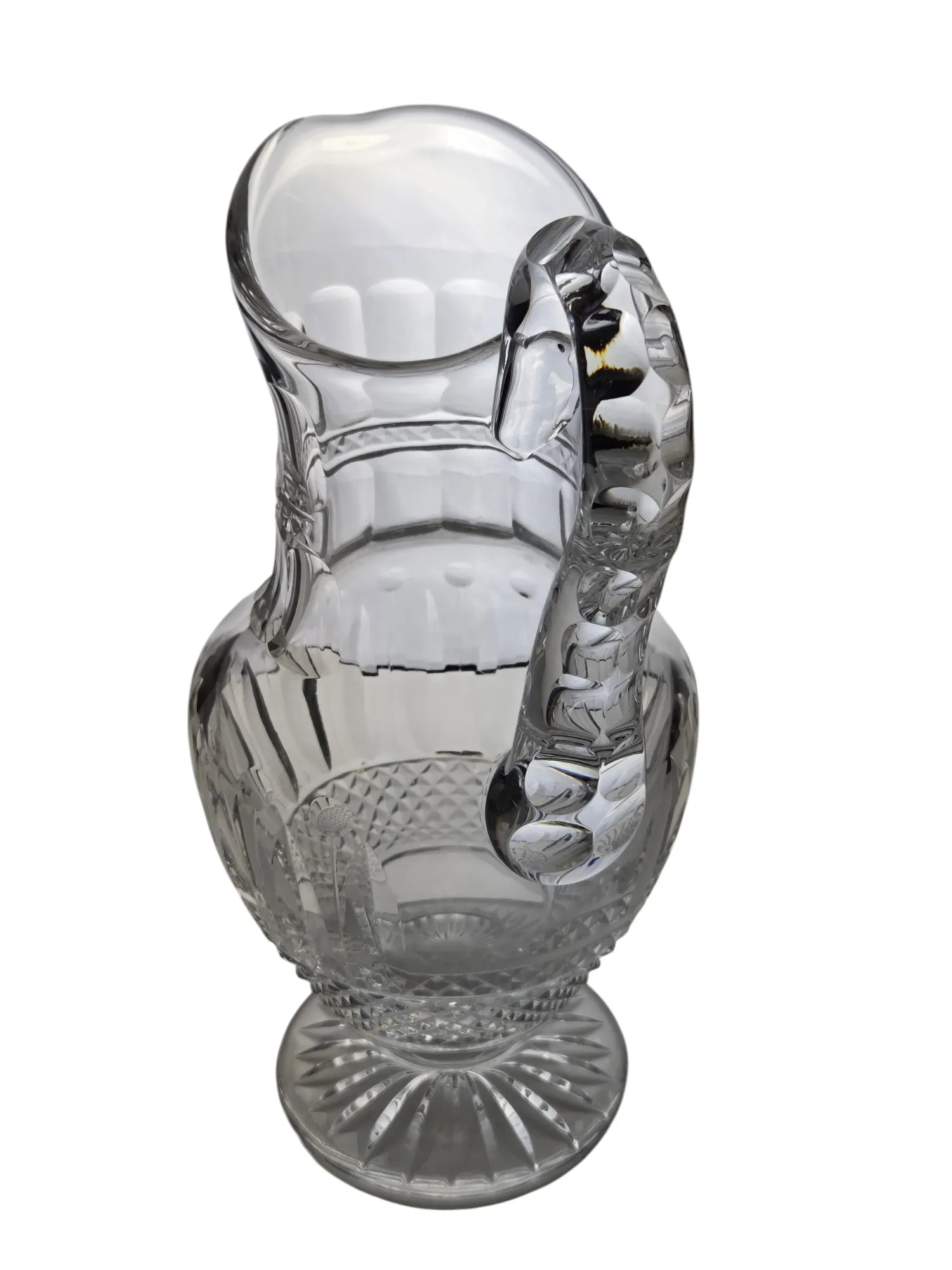 Pichet à eau en cristal de Saint Louis , modèle Tommy. – Image 3