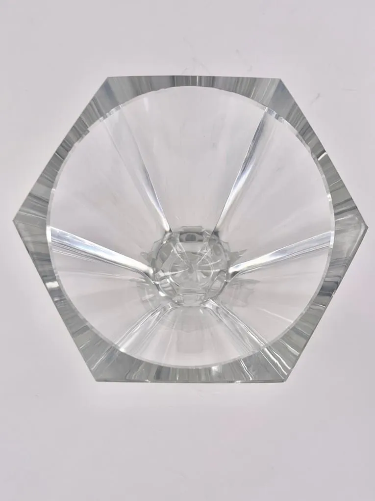 Joli vase en cristal Lalique France modèle Mésanges – Image 3