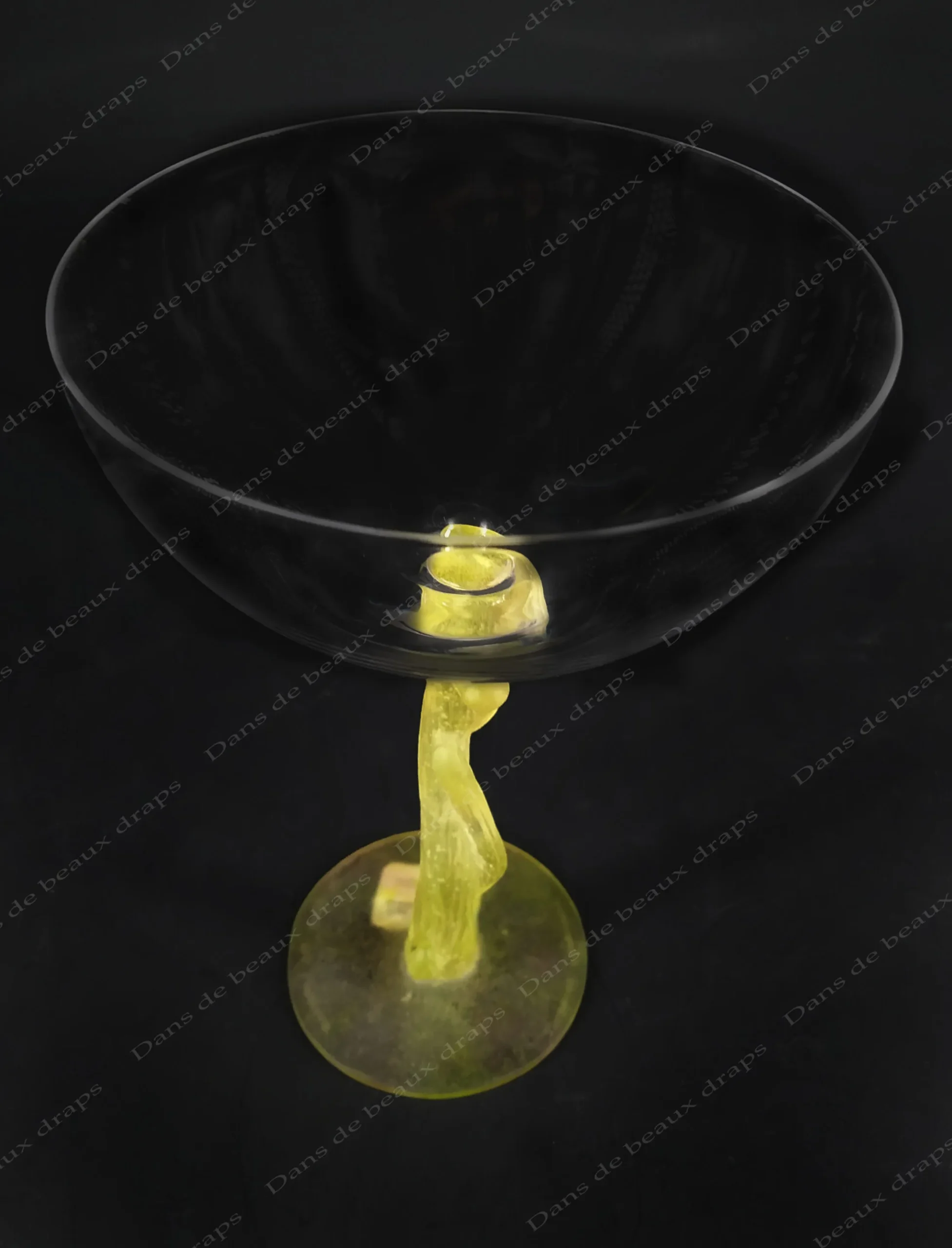 Coupe à champagne, Hilton Mc Connico pour Daum, collection Cactus. – Image 2