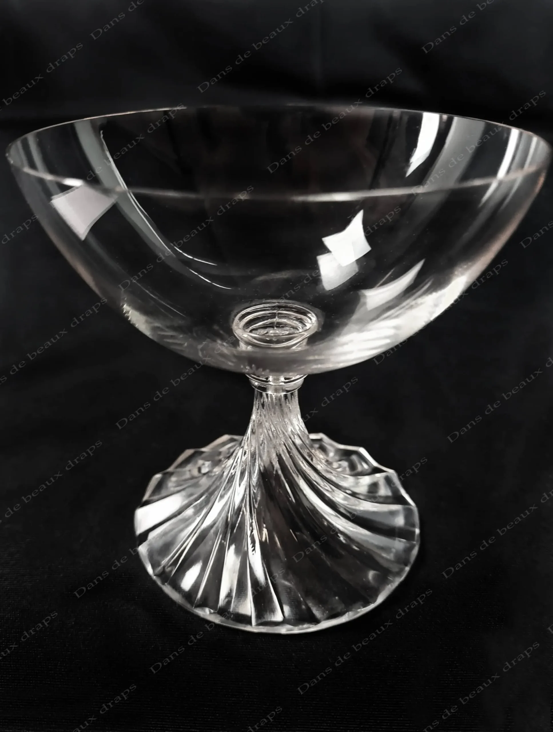 Splendide service de verres Lalique modèle Rambouillet, 49 pièces. – Image 4