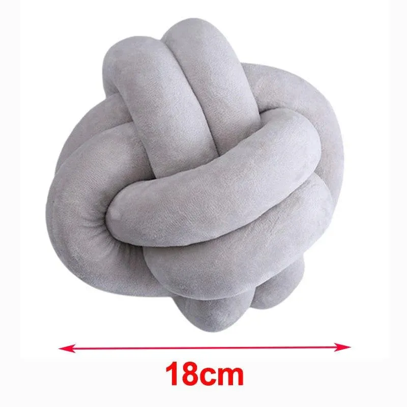 Coussin Nœud Gris – Image 2