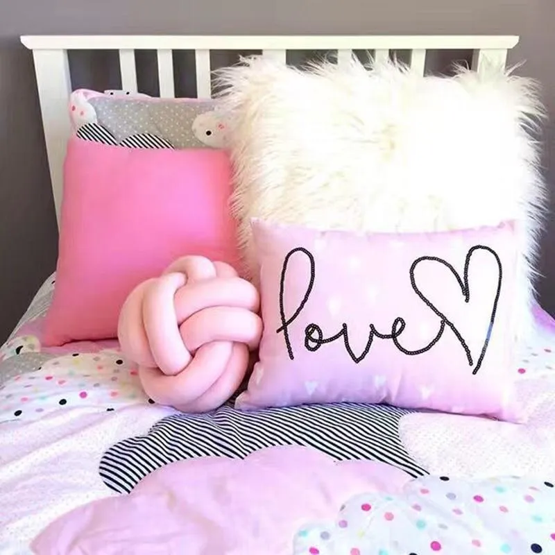 Coussin Nœud Rose – Image 2