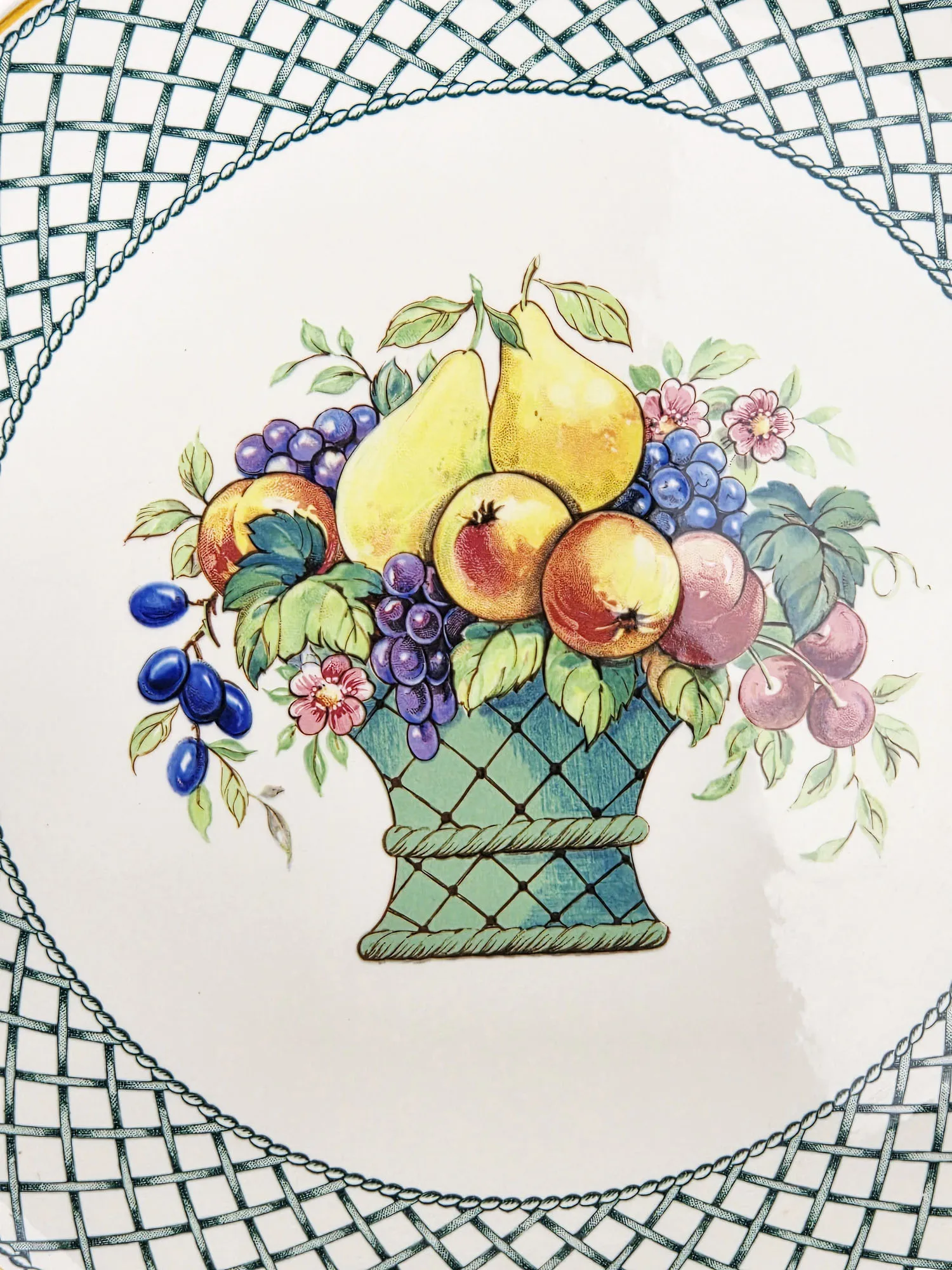 Jolie partie de service en vitro-porcelaine de Villeroy et Boch, modèle Basket, 41 pièces. – Image 4
